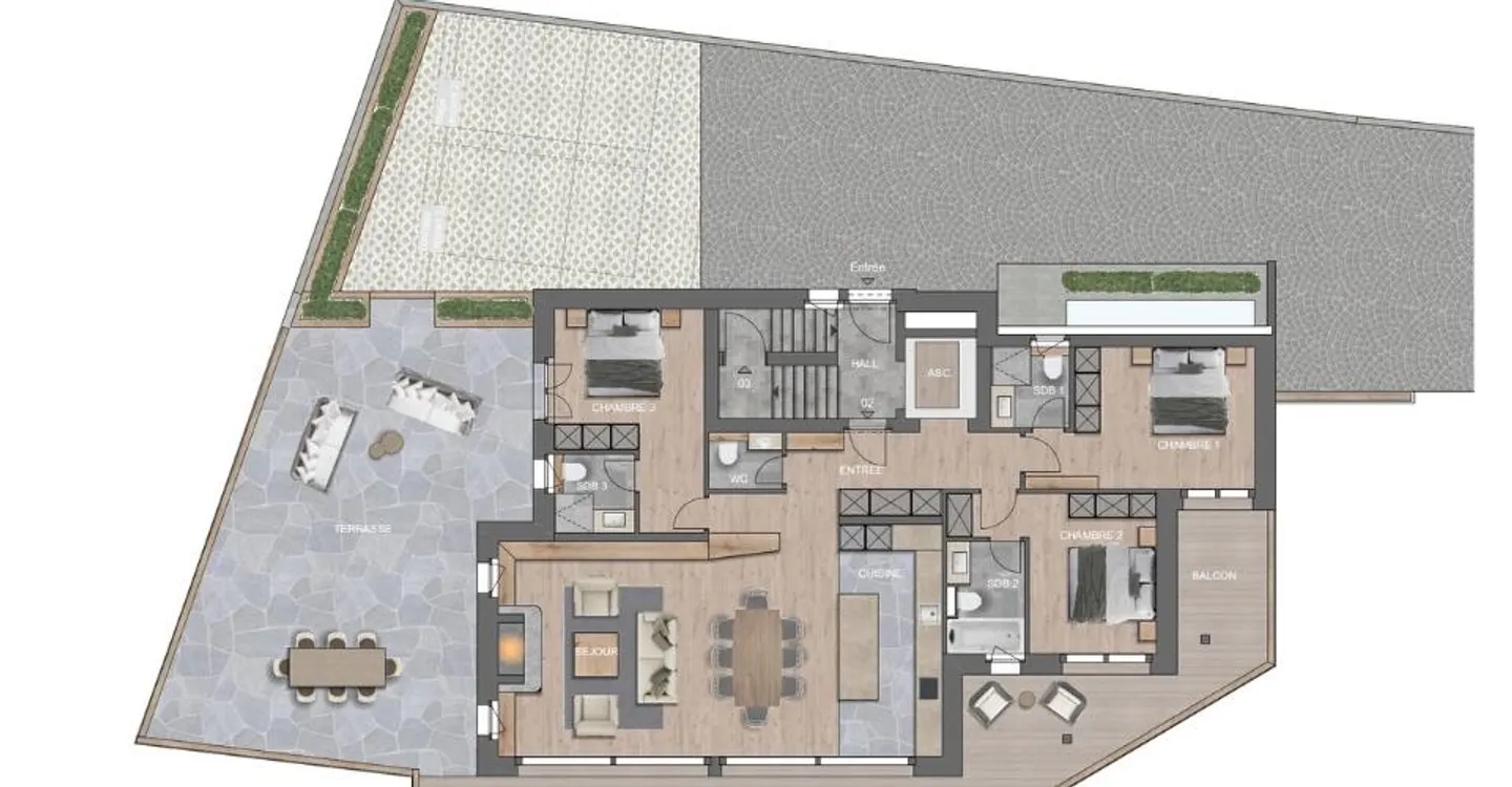 Superb garden-level apartment - Photo 5 of 9