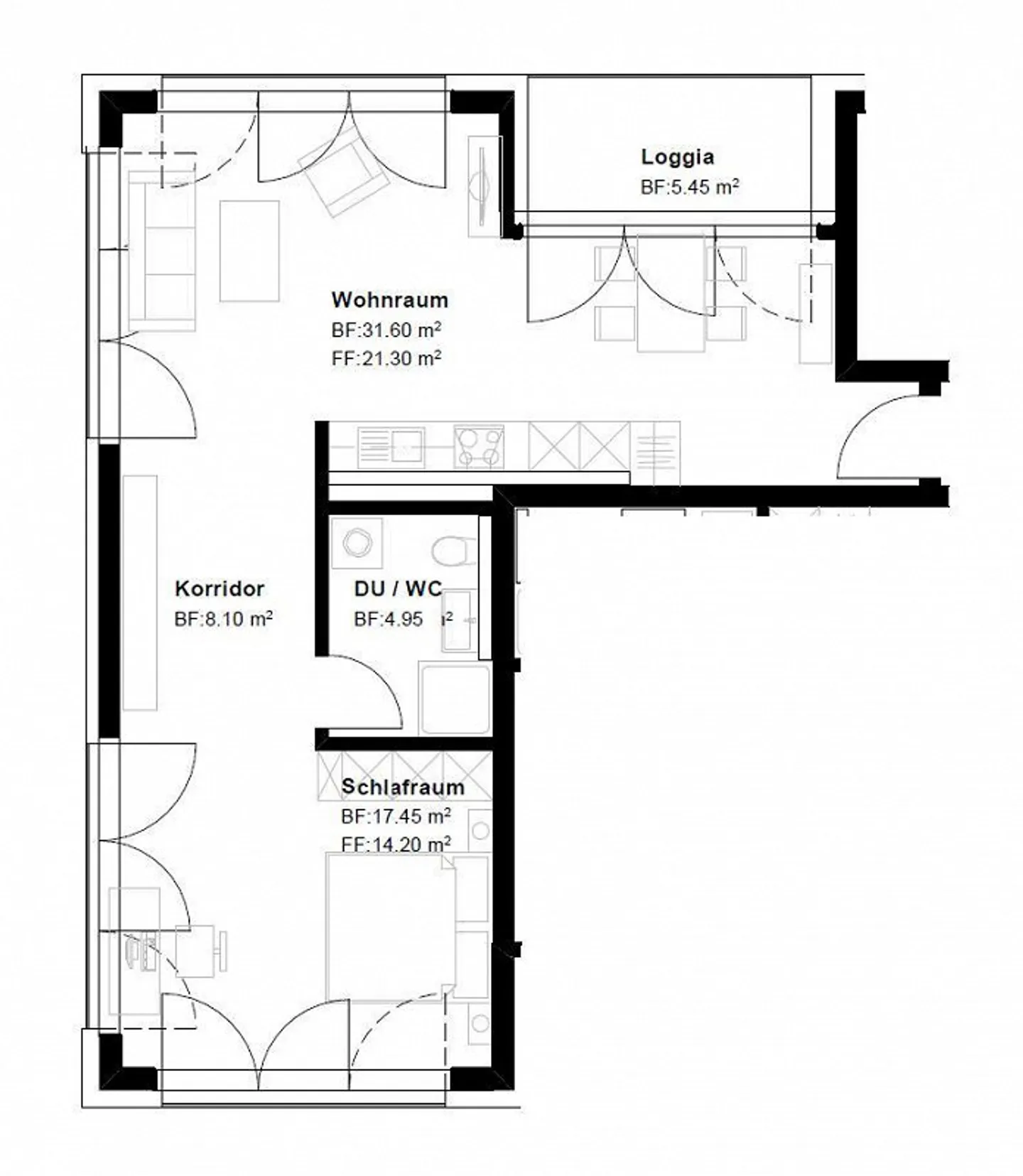 Spacious 1.5-room apartment in Effretikon - Photo 6 of 6