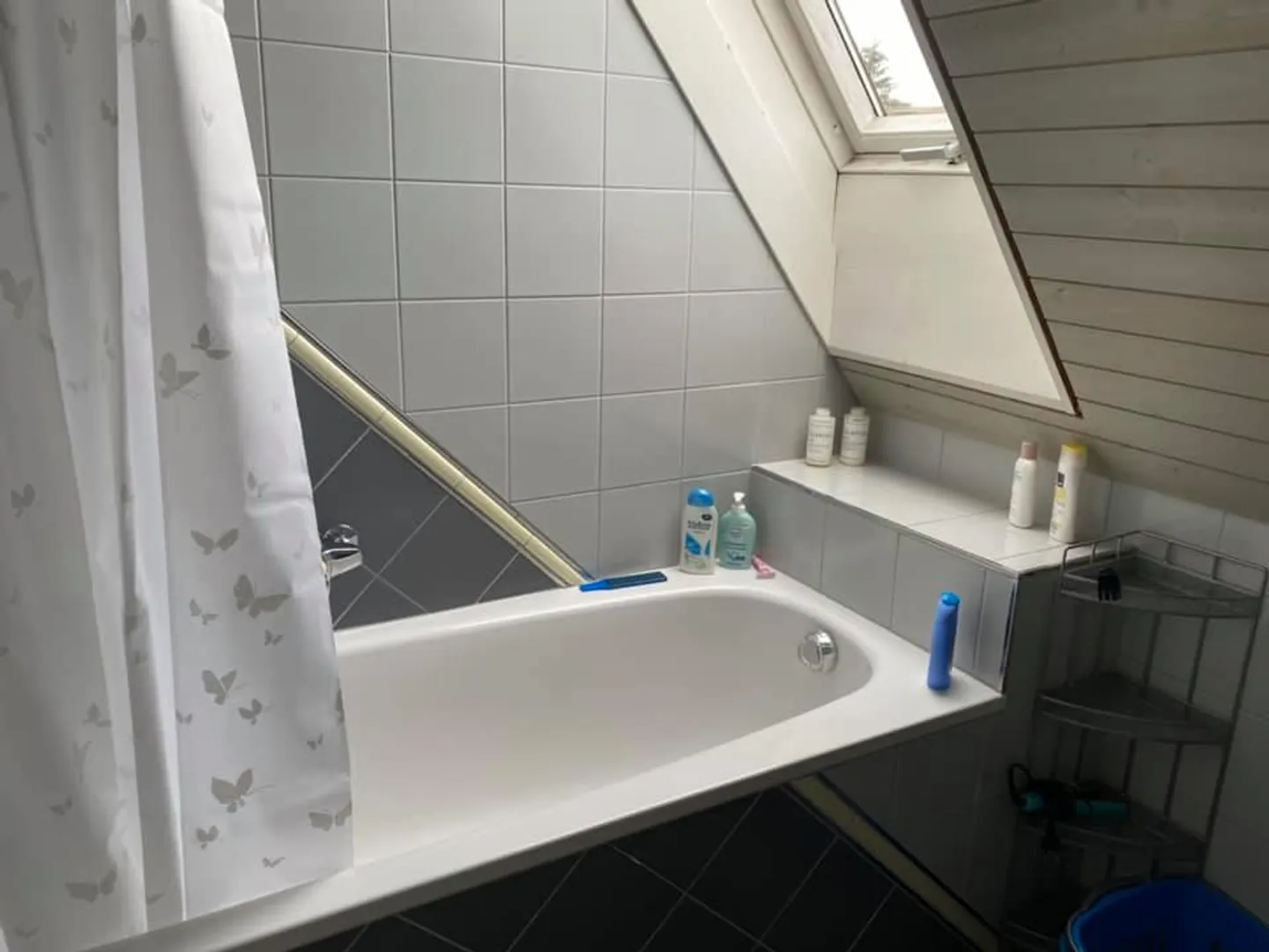 Charming attic apartment with visible wooden beams for rent (2.5 rooms) - Photo 7 of 12