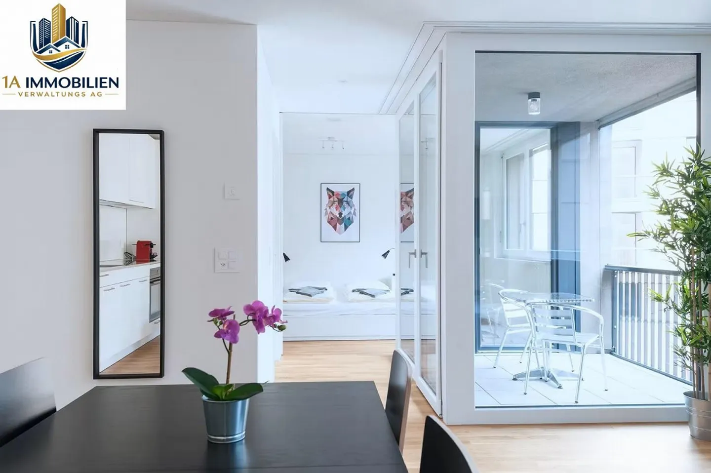 Moderno appartamento di 2,5 stanze con balcone a Basilea - Foto 6 di 8