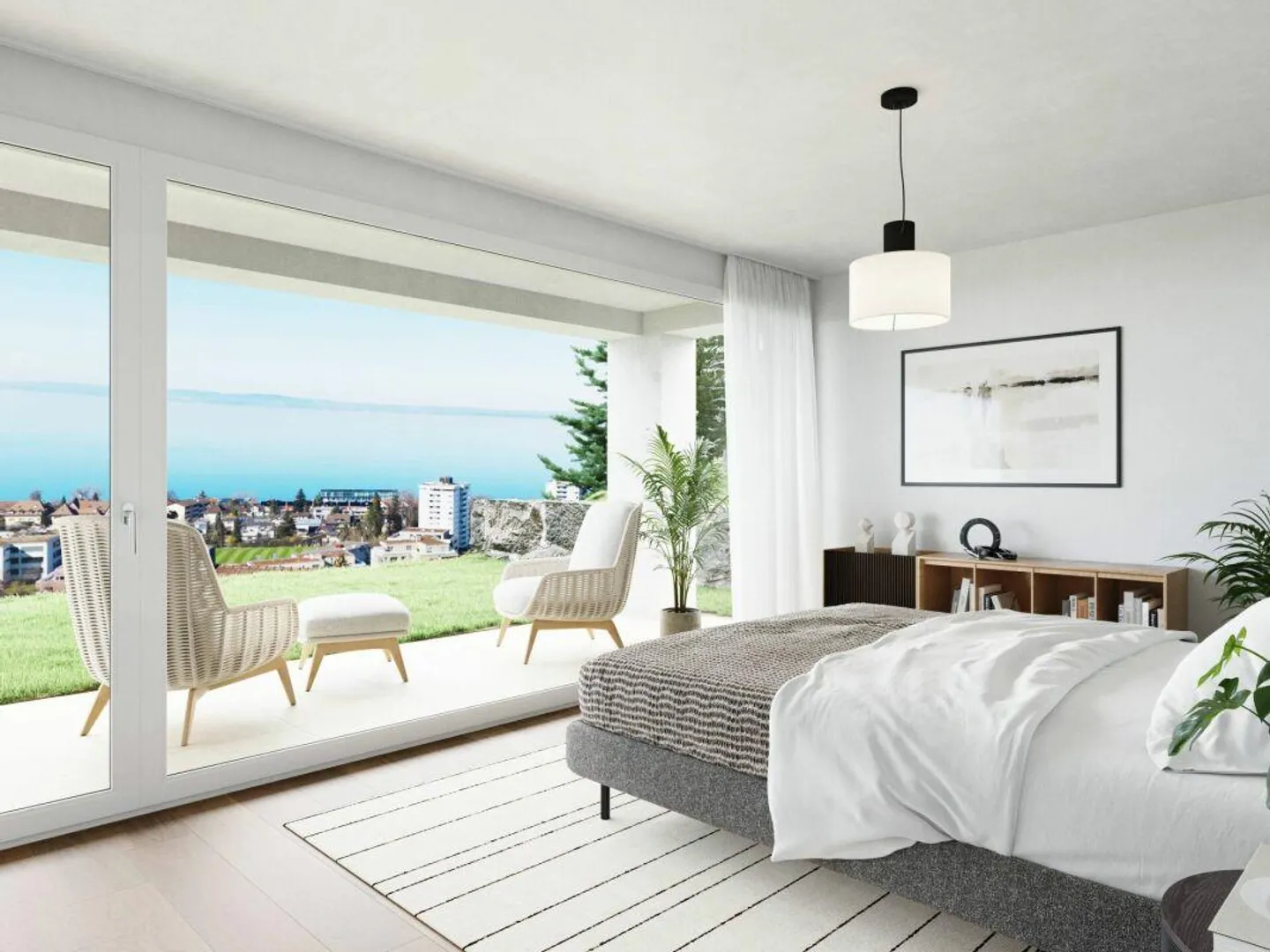 Neubau ZEPPELIN an bester Lage - Geschosswohnung mit spektakulärem Weitblick - Foto 5 von 6