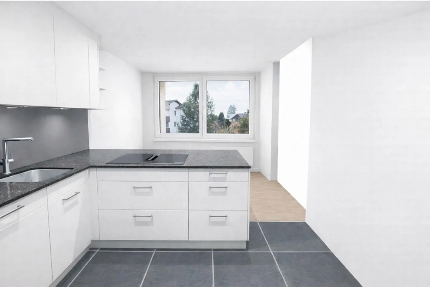 Modern 2.5-room apartment with new bathroom & new kitchen and balcony - Photo 2 of 11