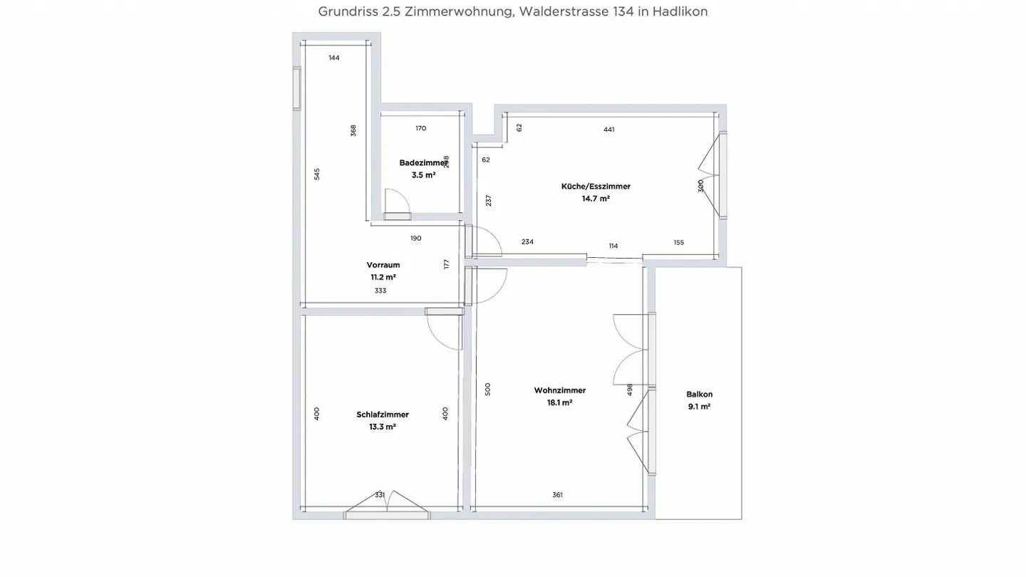 Modern 2.5-room apartment with new bathroom & new kitchen and balcony - Photo 11 of 11