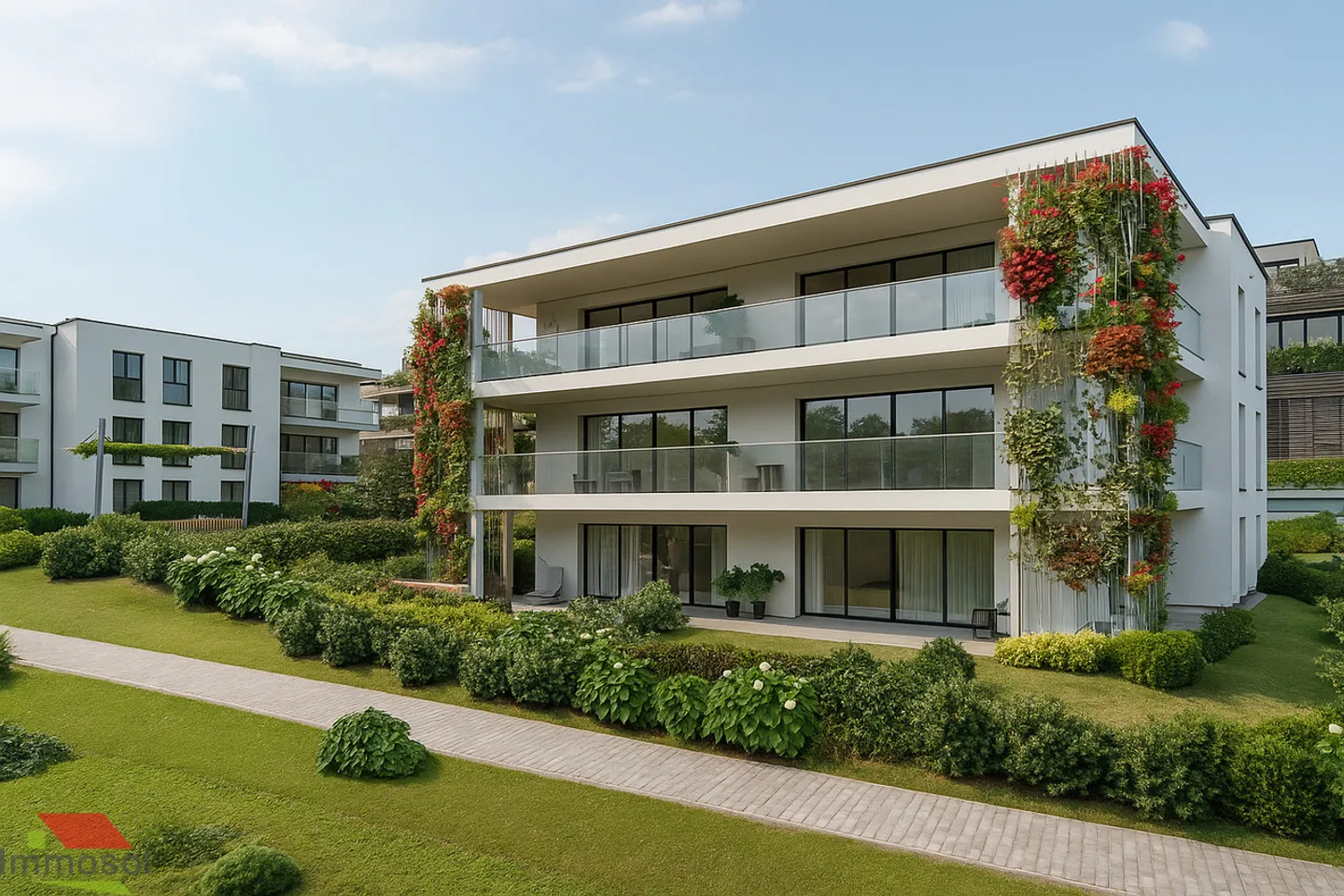 Nouvel appartement de 4,5 pièces - Terrasse avec belle vue - Le Mont - Photo 2 sur 8