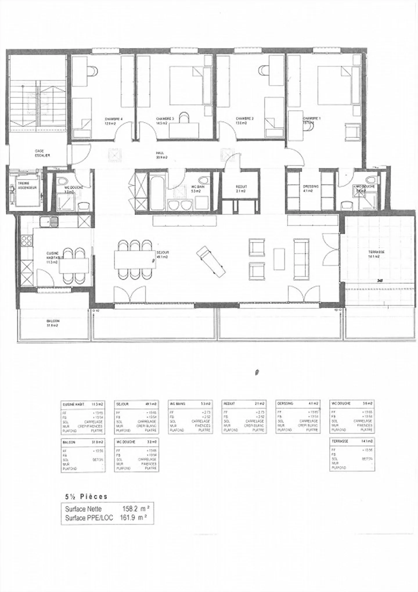 Large and spacious 5.5-room attic apartment - Photo 9 of 9