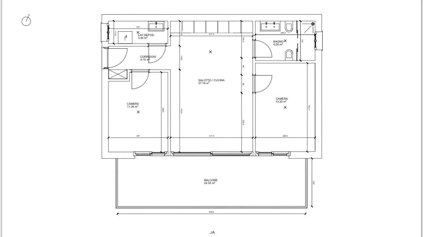 Modern Apartment with Terrace - Photo 17 of 18