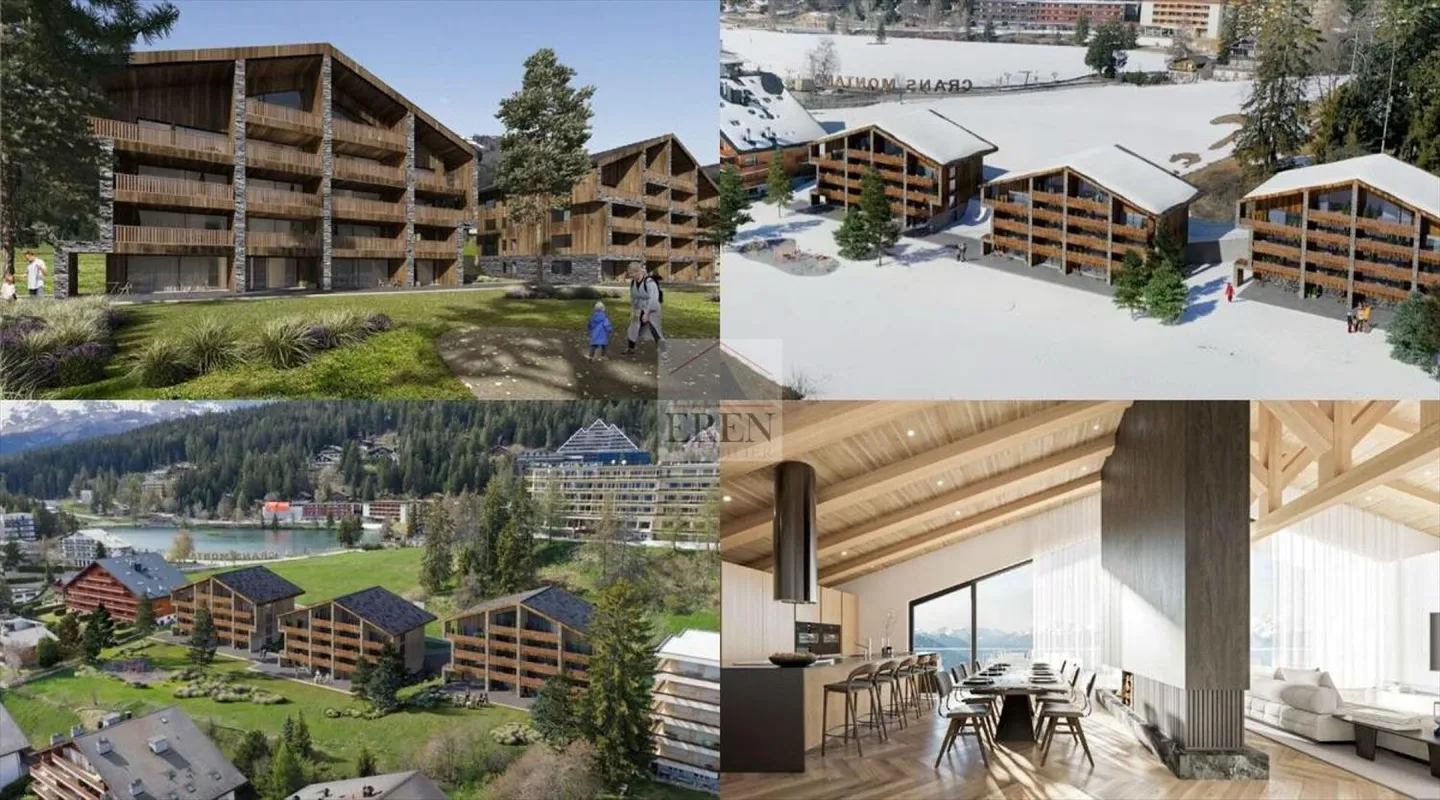 APPARTAMENTI DI 3,5 LOCALI A (3)CRANS-MONTANA - Foto 4 di 11
