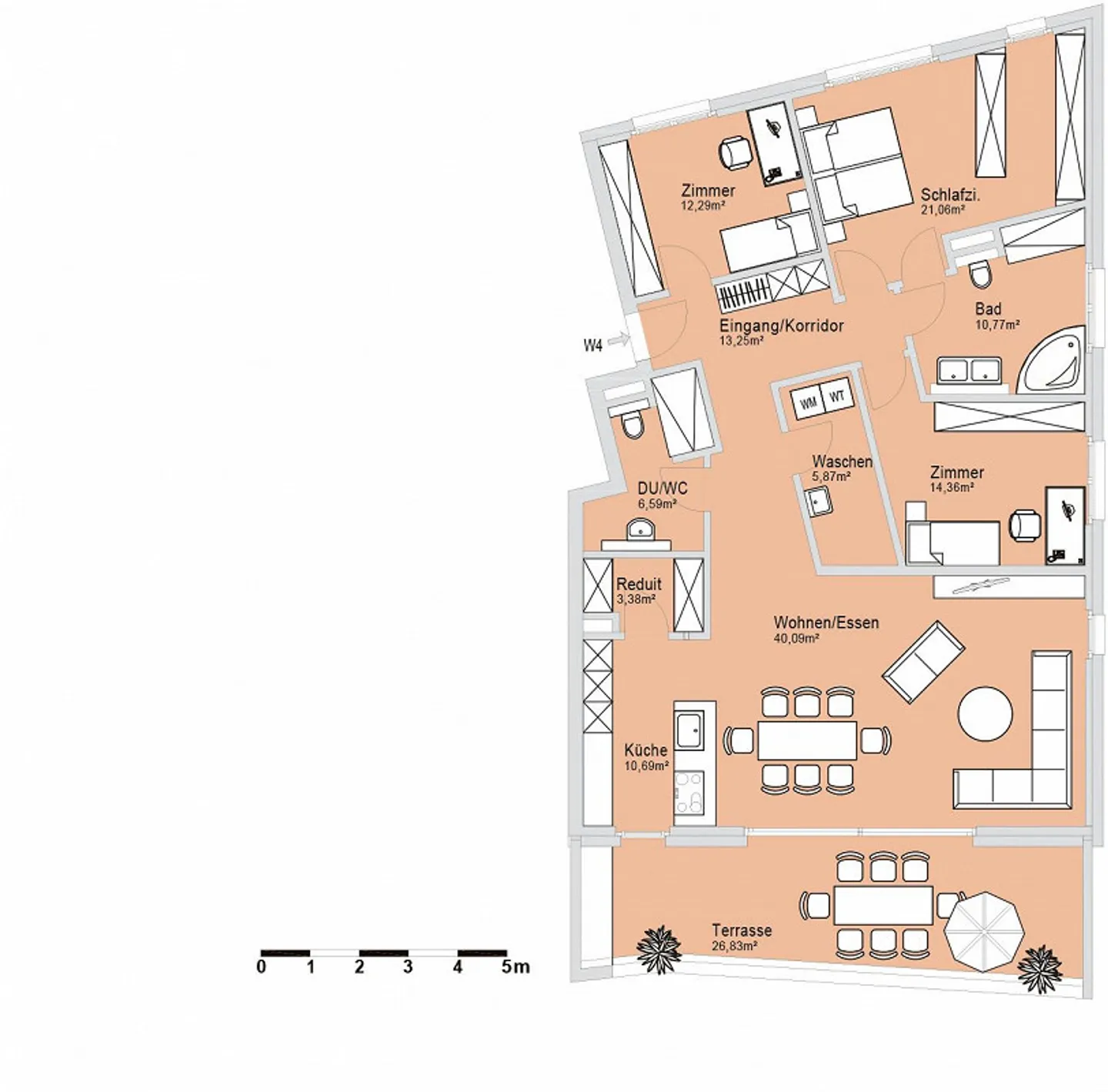 Geräumige moderne Wohnung mit Aussicht - Foto 10 von 10