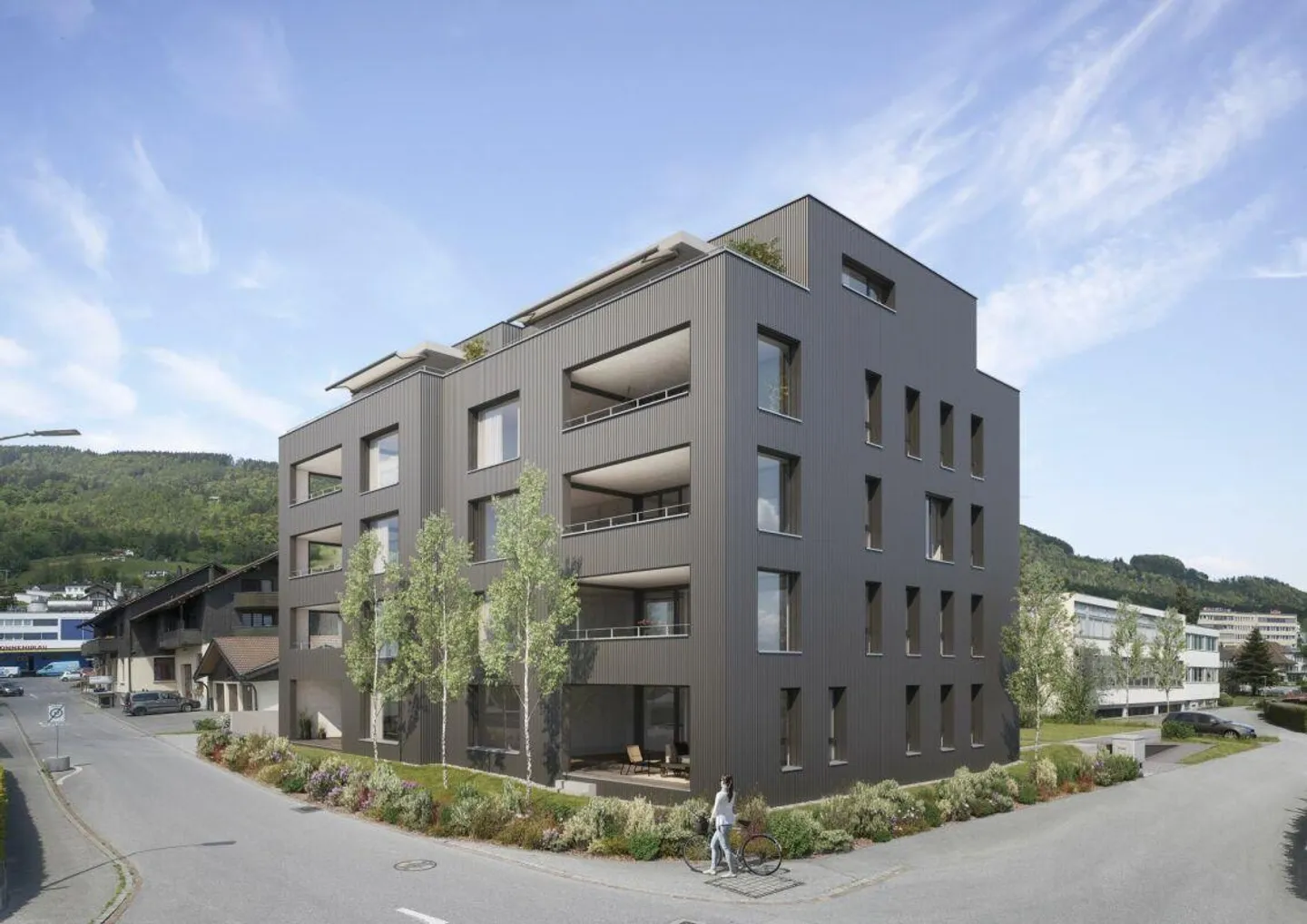 Modernes Mehrfamilienhaus mit Aussicht - Foto 1 von 9