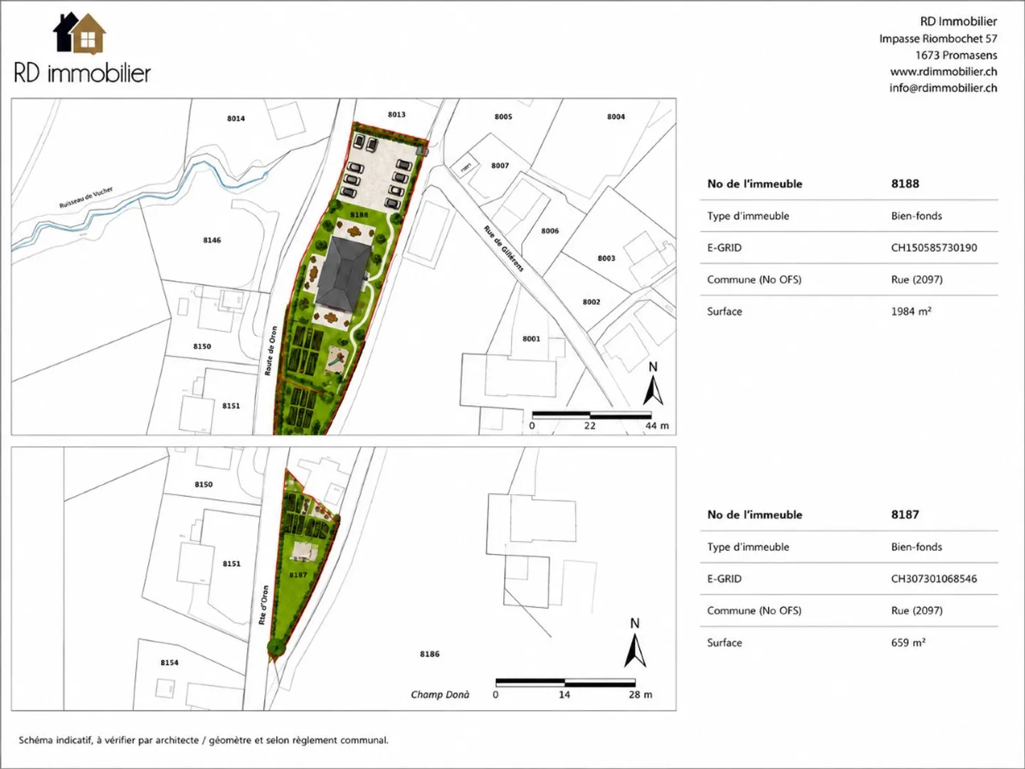 Parcelles en zone village de 2'643 m2 avec potentiel de valorisation - Photo 5 sur 5