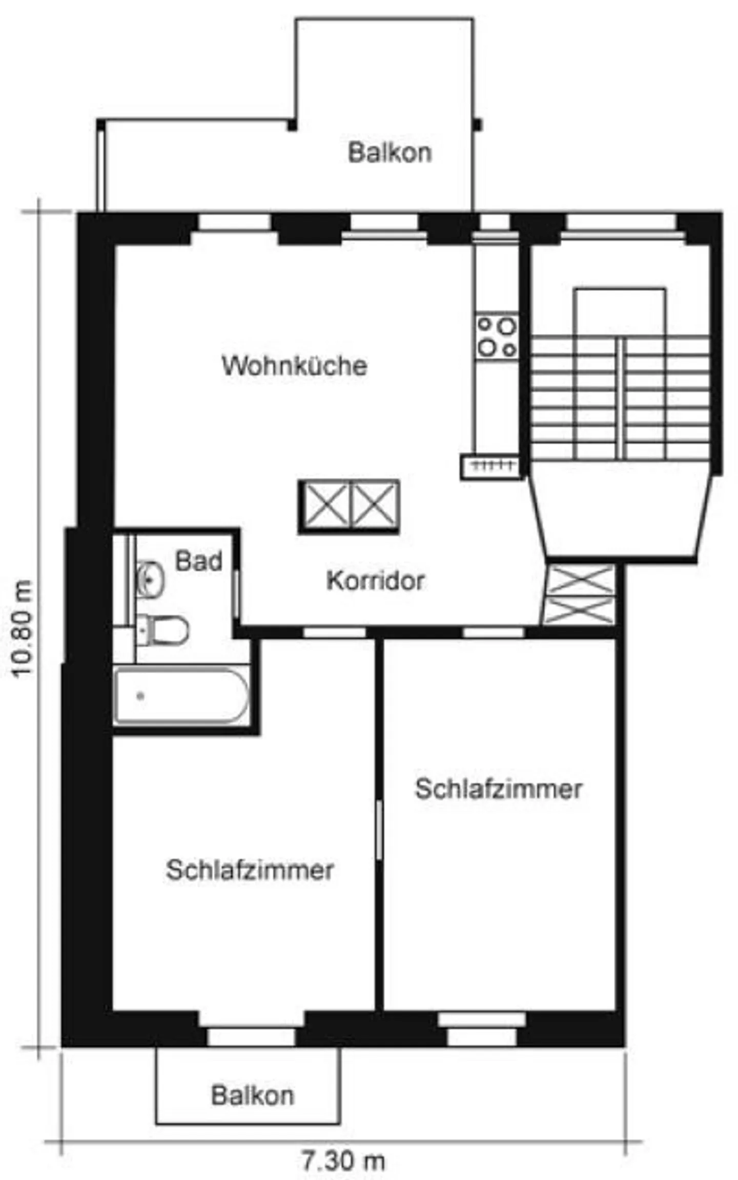 Appartement 3 pièces au cœur de Seefeld - Photo 6 sur 6
