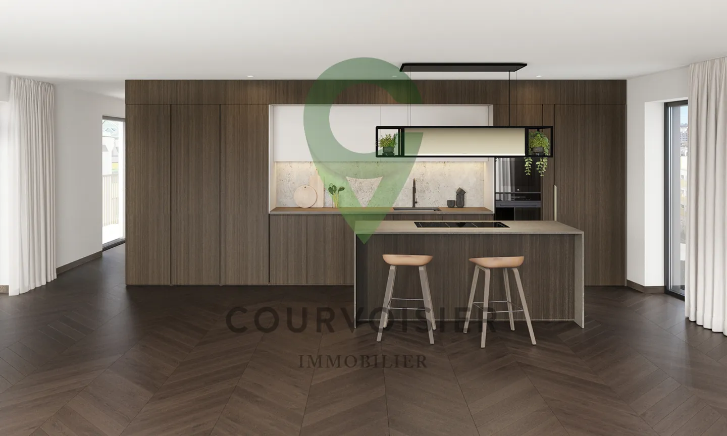 Wunderschöne 4,5-Zimmer-Wohnung mit Garten an den Toren von Lausanne - Foto 3 von 6