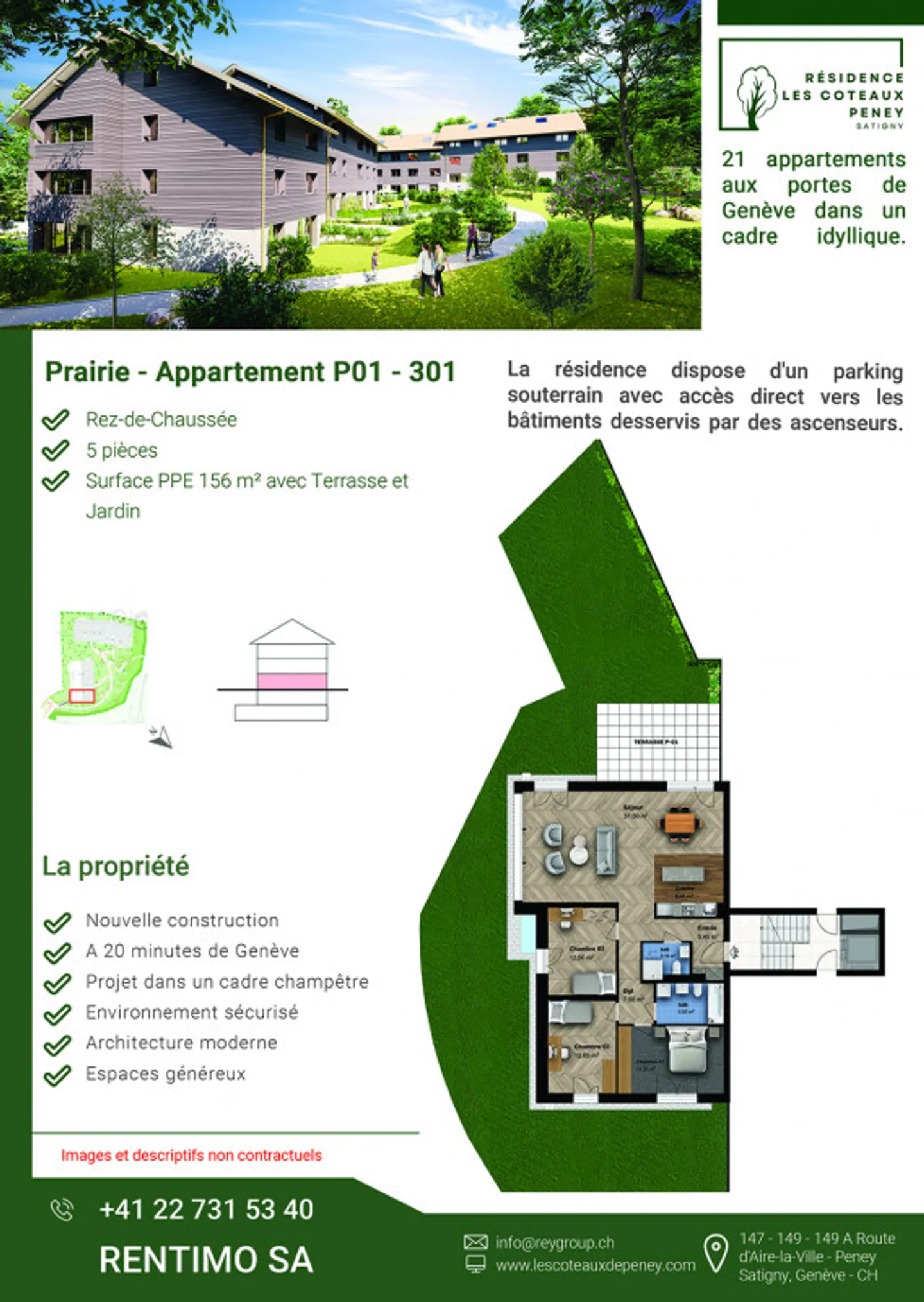 Appartement Charmant à Satigny - Photo 7 sur 7