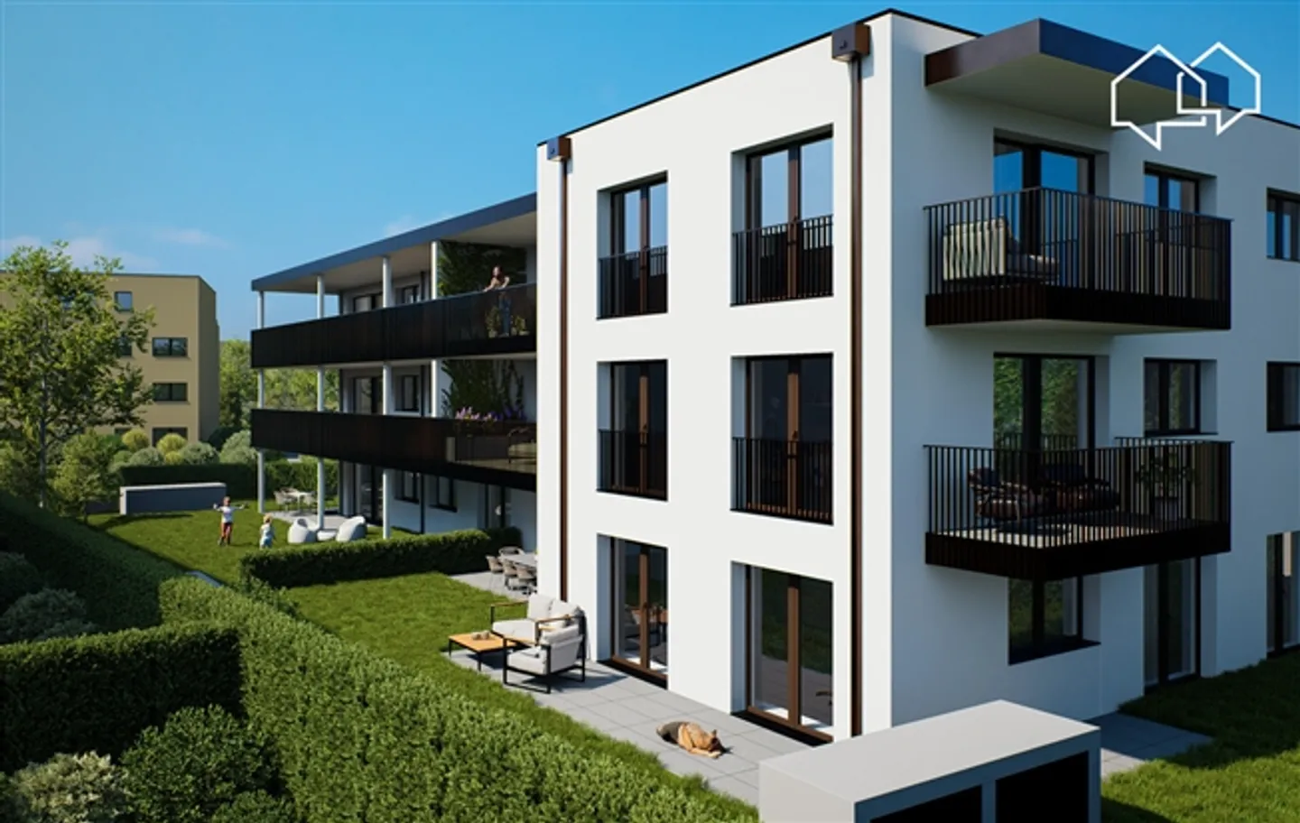 Le Clos du Tiguelet - Appartement de 3,5 m² au 2ème étage (Lot 2.4) - Photo 1 sur 8