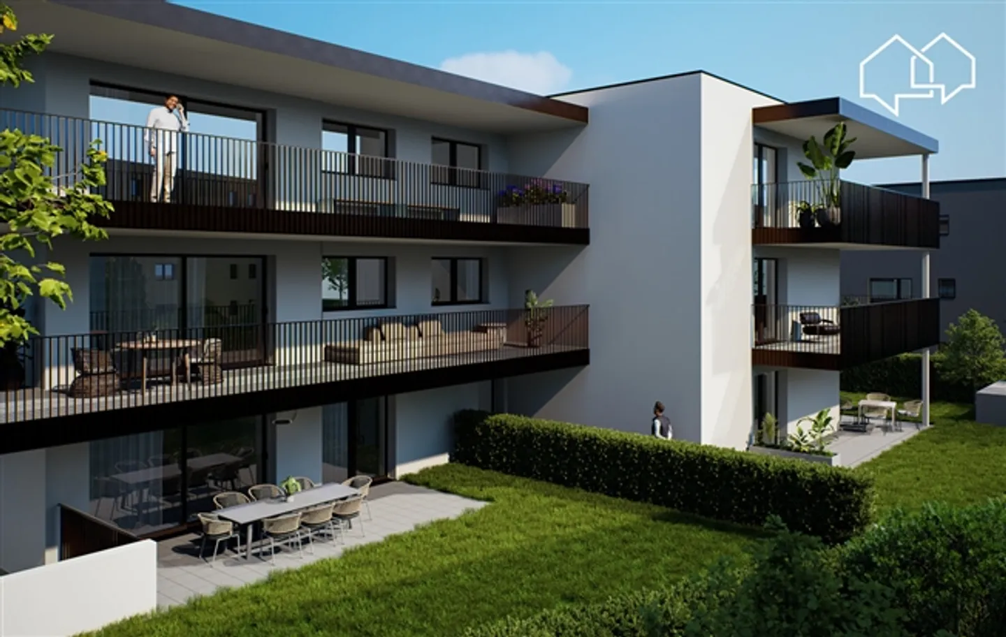 Le Clos du Tiguelet - Appartement de 3,5 m² au 2ème étage (Lot 2.4) - Photo 3 sur 8