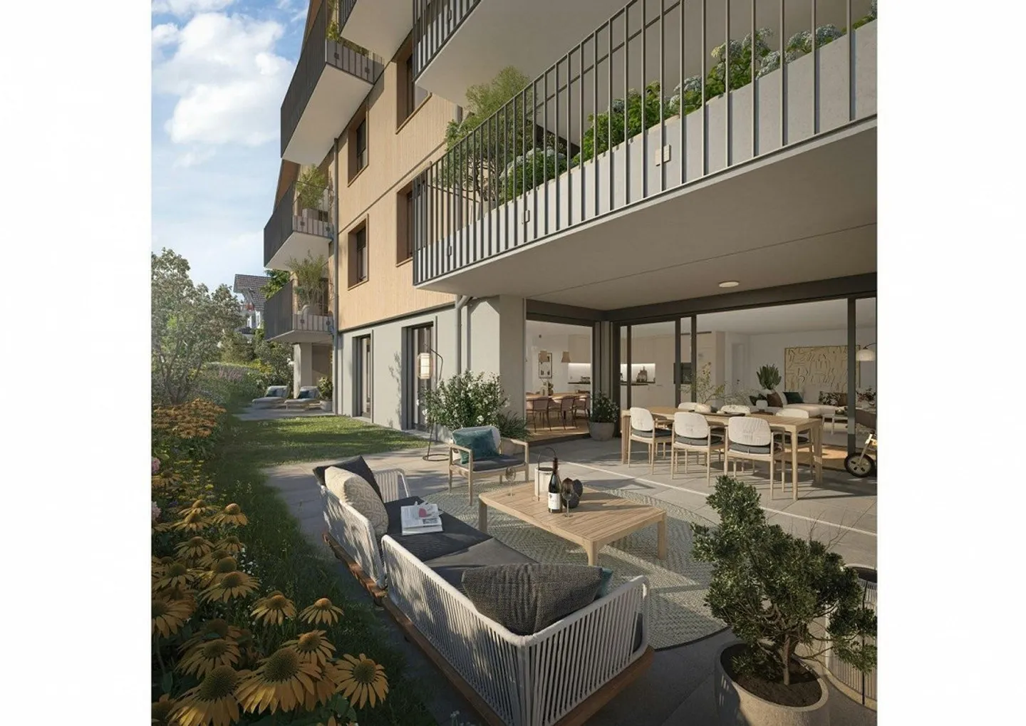 Spacieux & proche de la nature : rêve d'appartement de 5,5 pièces - Photo 1 sur 4