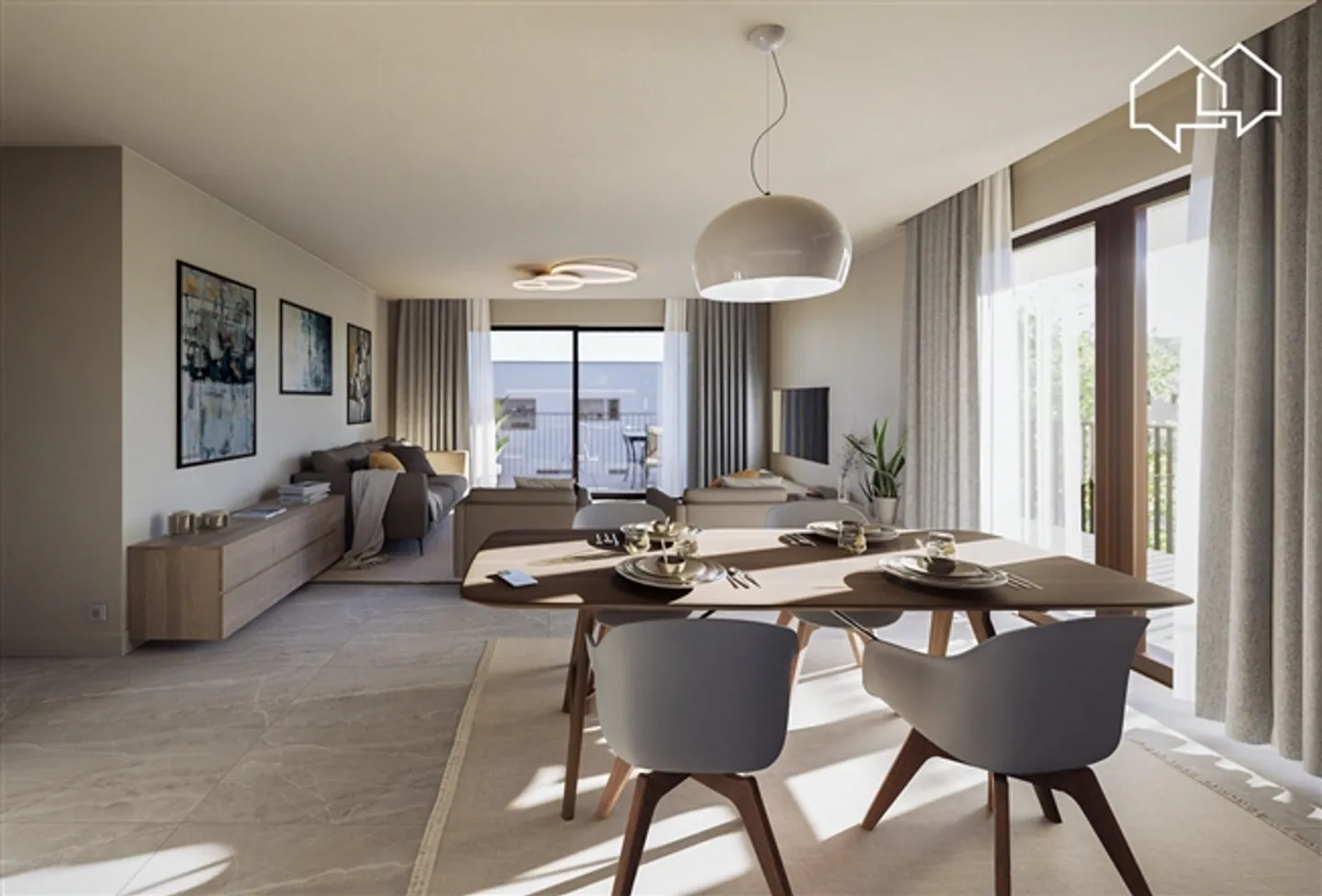 Le Clos du Tiguelet - Appartement de 3,5 m² au 2ème étage (Lot 2.4) - Photo 4 sur 8