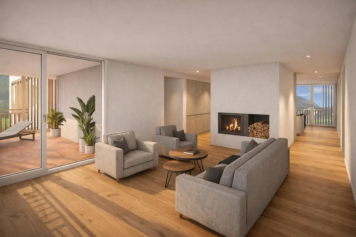 Appartement moderne de 3,5 pièces avec flair de maison individuelle - Photo 1 sur 9