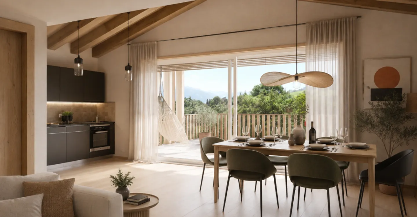 Familienvilla mit Terrasse 4.5 Zimmer in Ayent - Foto 7 von 10