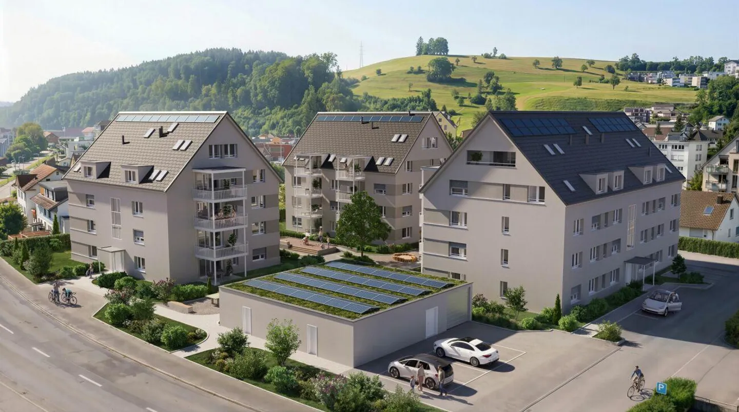 Attraktive 4.5-Zimmer Etagenwohnung mit sonnigem Balkon - Foto 2 von 5