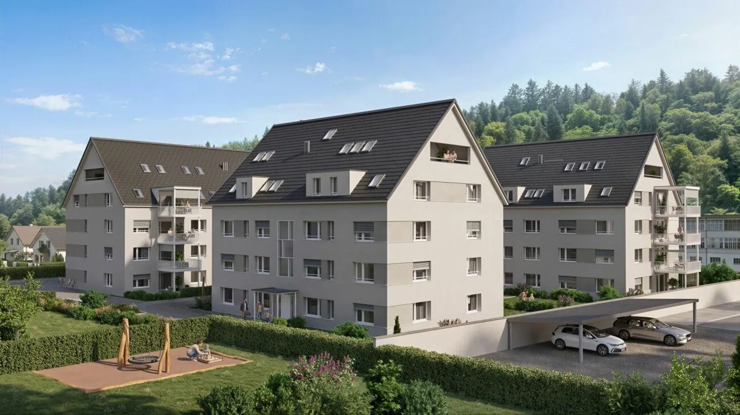 Attraktive 4.5-Zimmer Etagenwohnung mit sonnigem Balkon - Foto 4 von 5