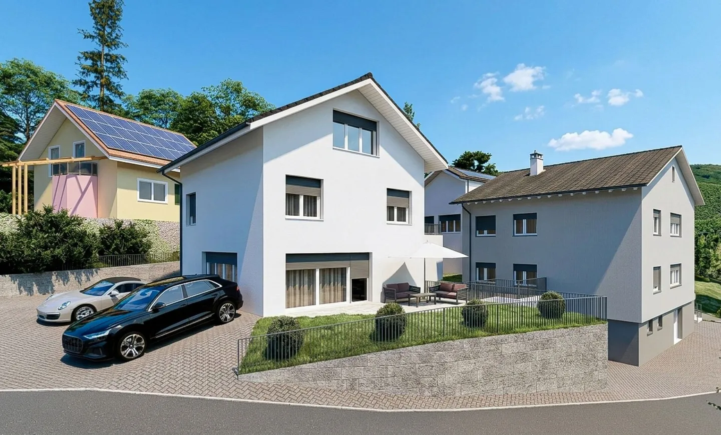 Casa bifamiliare immediatamente abitabile + progetto con permesso di costruzione - Foto 23 di 27