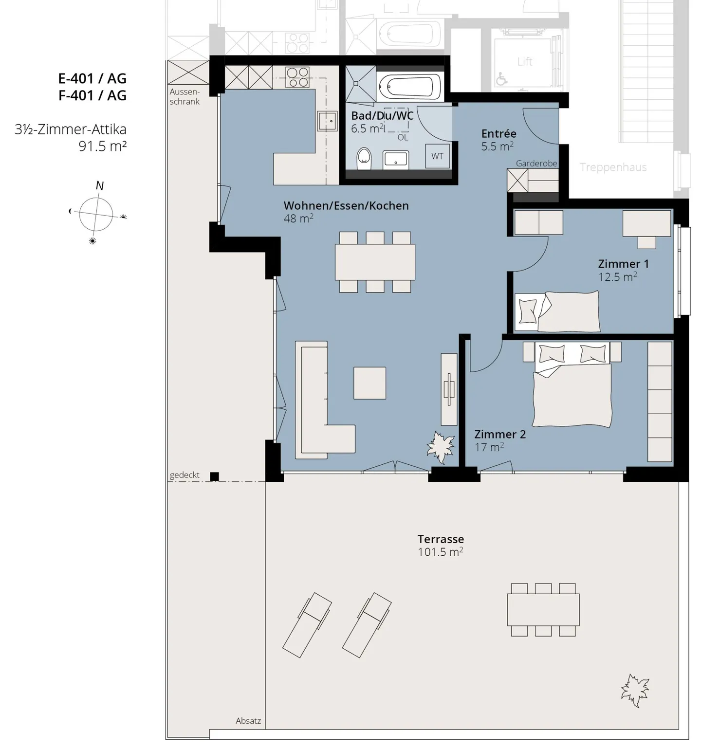 Attika Wohnung zum Wohl-Fühlen - Foto 14 von 14