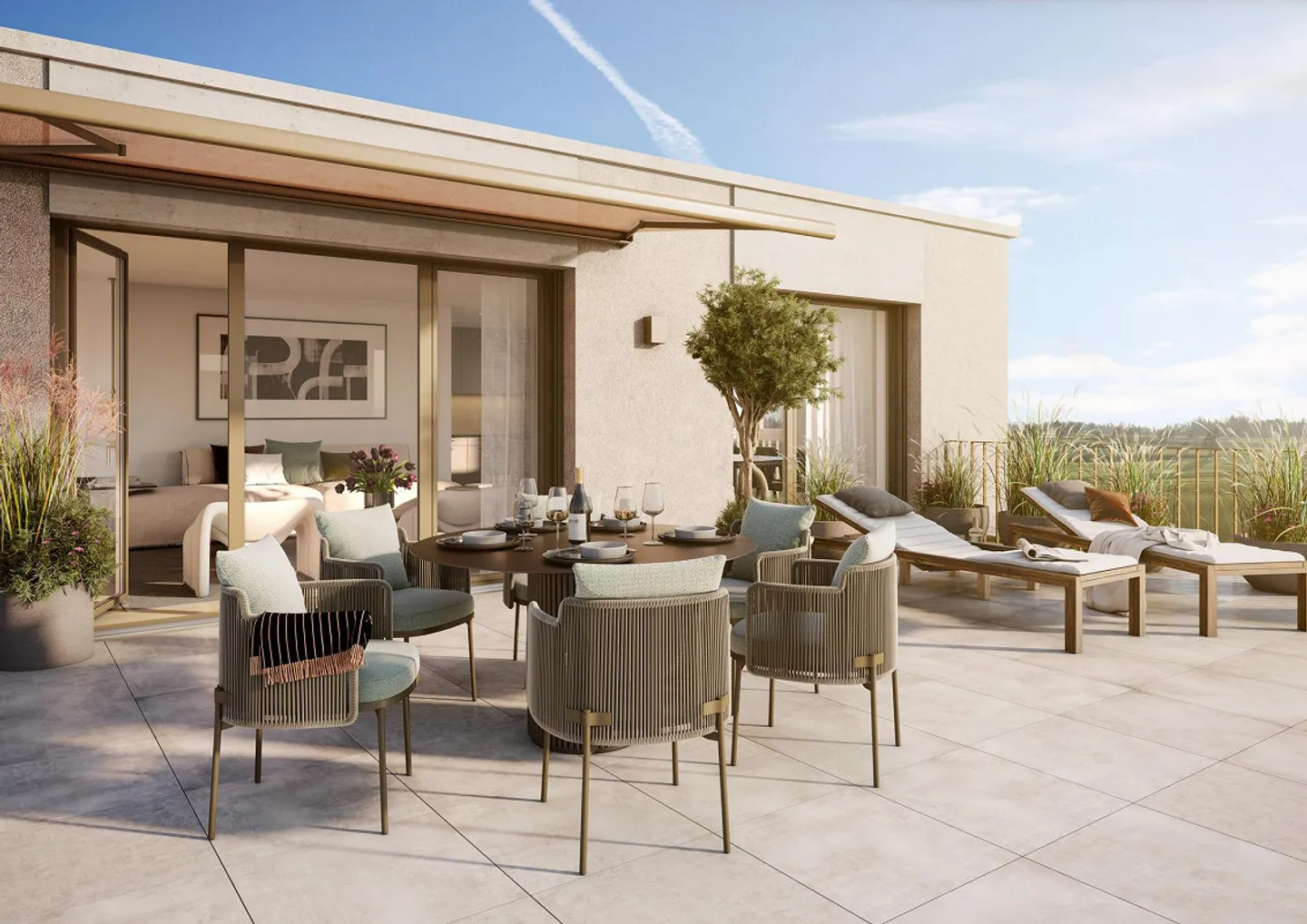 Nouvel appartement en attique de 4,5 pièces avec terrasse de 26 m² - Photo 2 sur 4