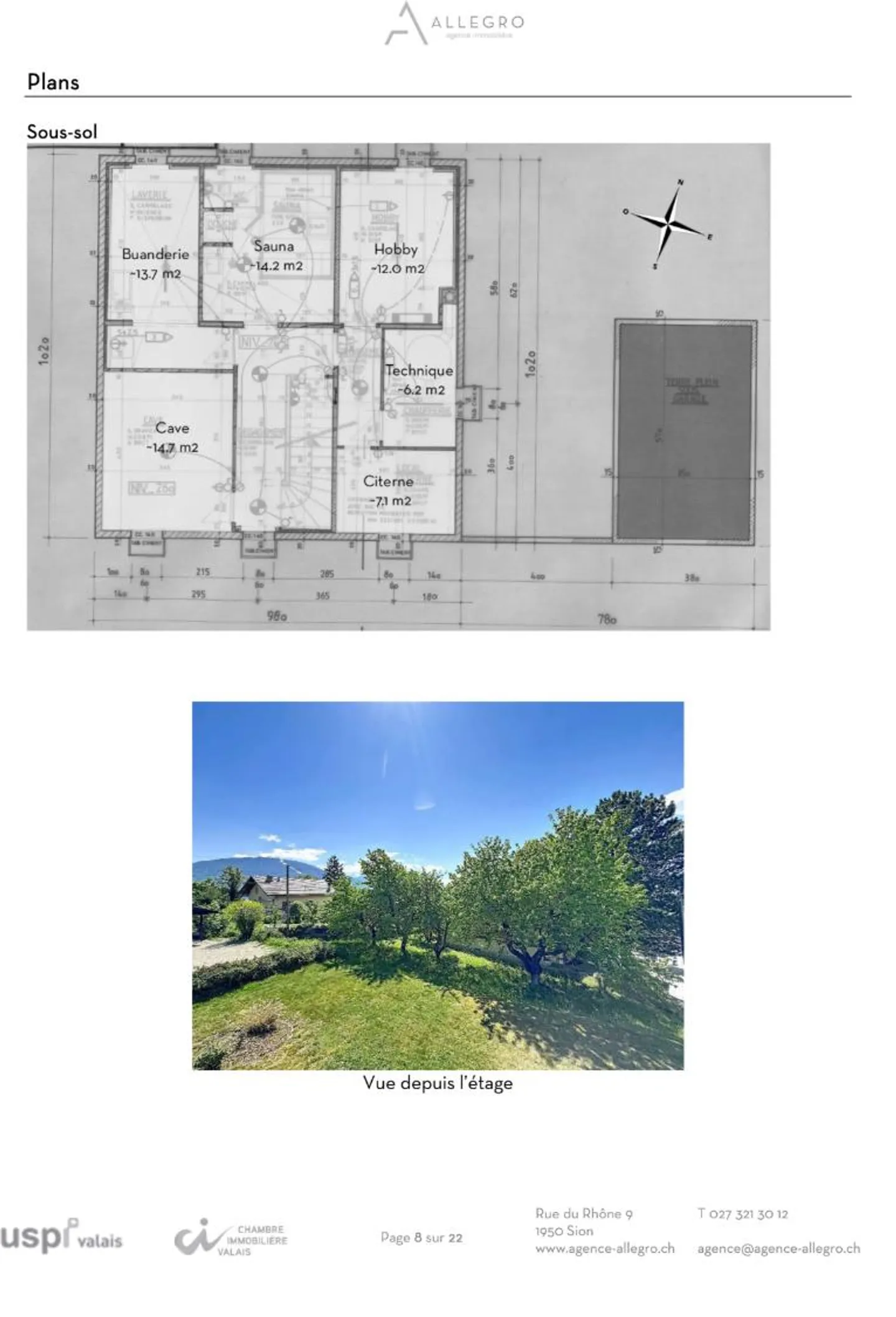 Grimisuat – Villa 5,5 camere con 255 m² di superficie abitabile su un terreno di 830 m² con garage e posti auto - Foto 30 di 30