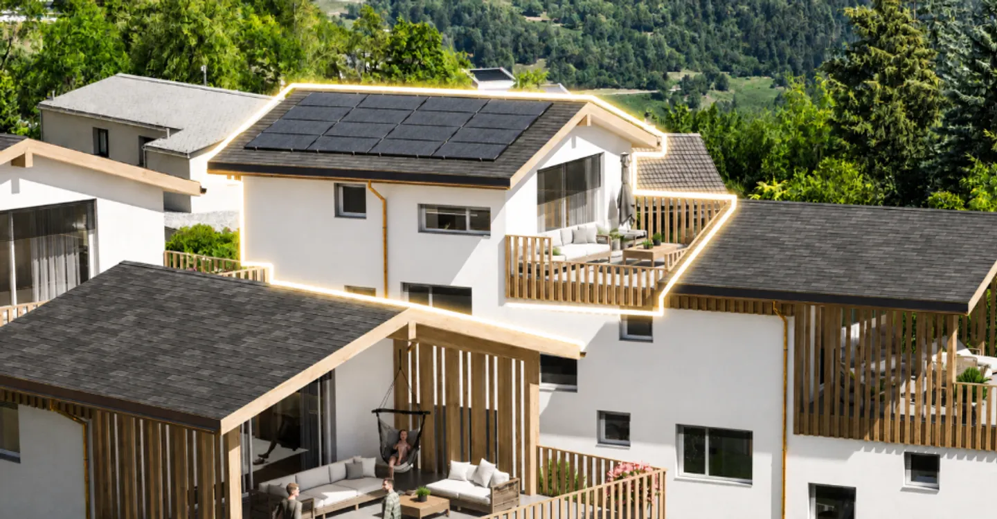 Family Villa with Terrace in Ayent - Photo 2 of 10