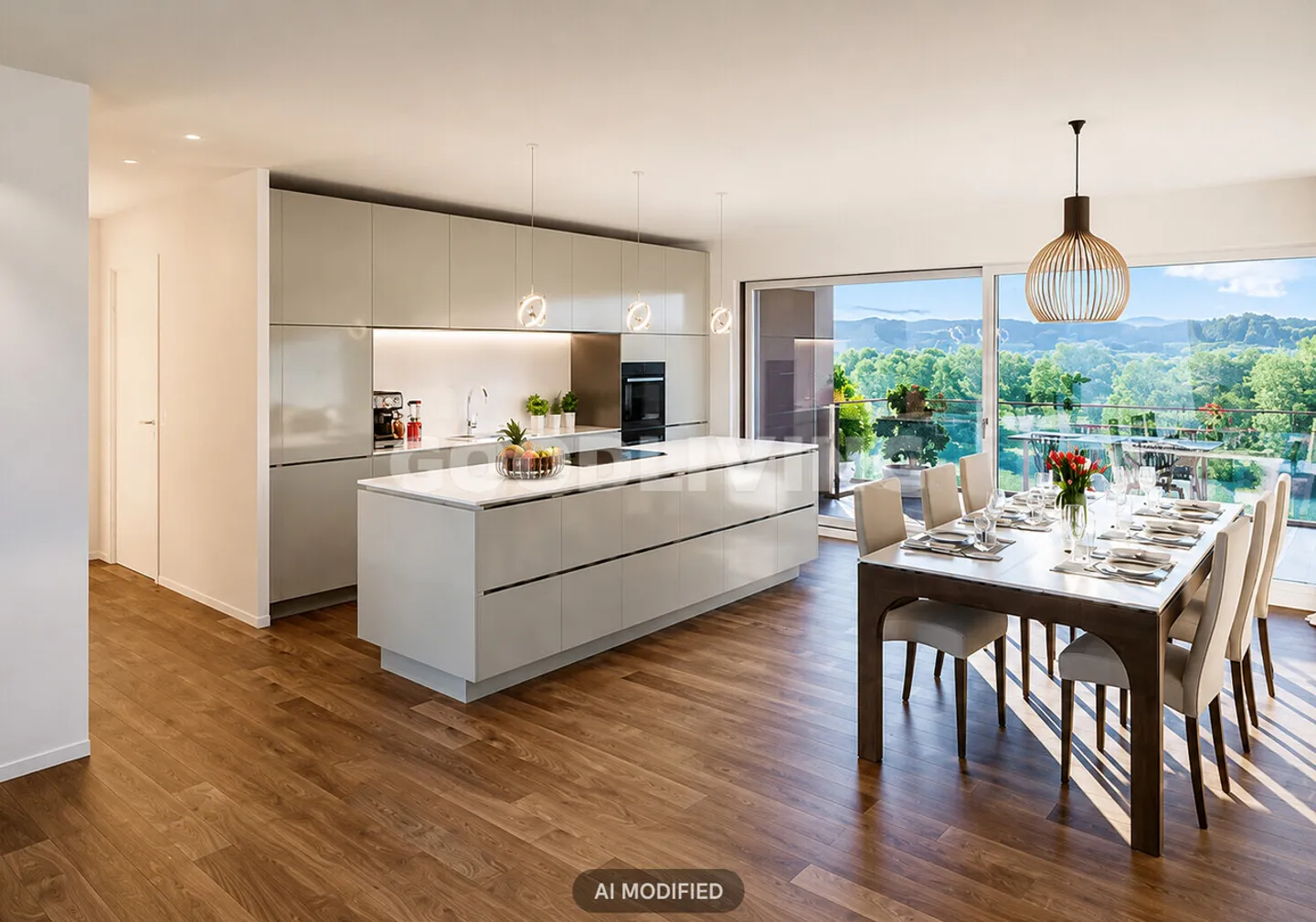Nouvel appartement avec vue sur le lac et deux balcons spacieux à Nottwil - Photo 4 sur 4