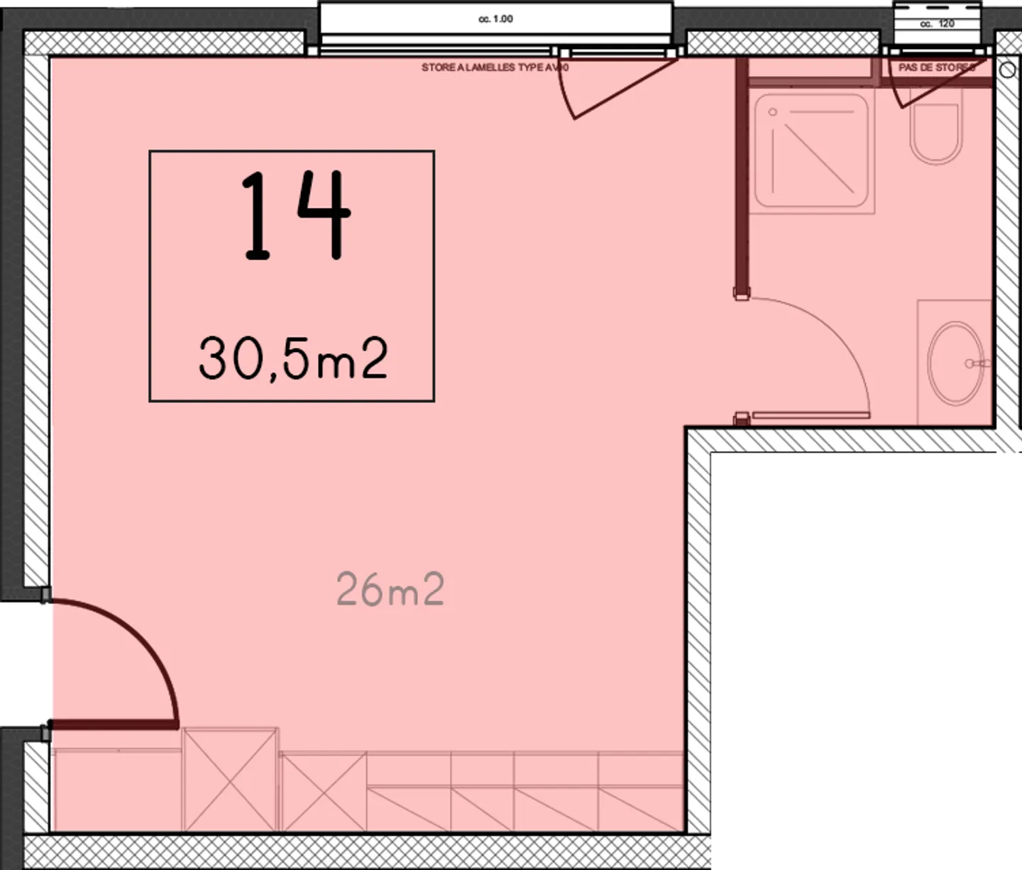 Charmant Studio à Vétroz - Photo 6 sur 7