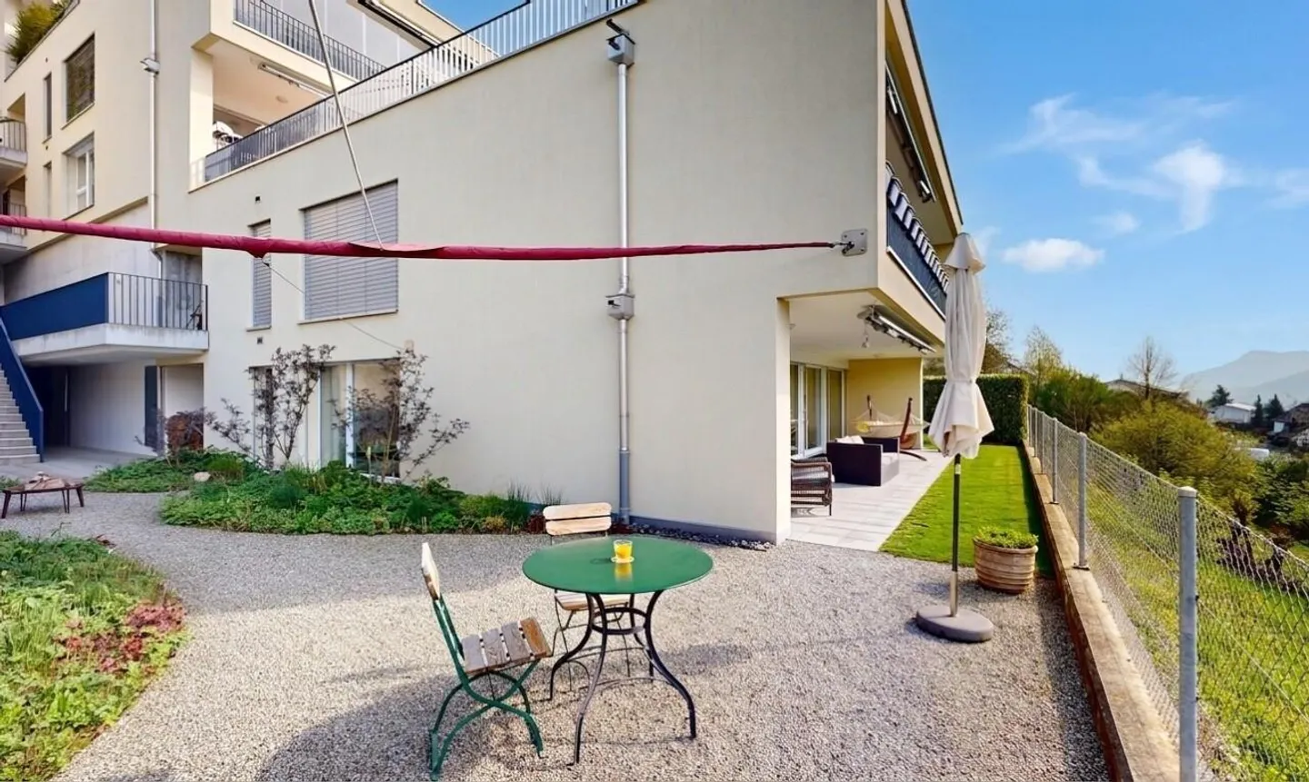 Appartement de jardin 3,5 pièces avec beaucoup d'intimité - Photo 8 sur 11