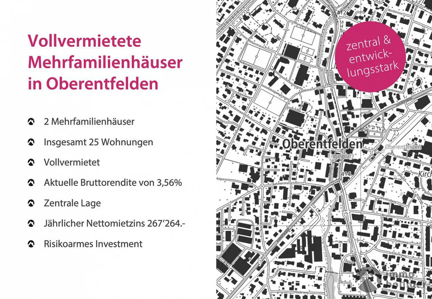 Vollvermietete Mehrfamilienhauser in Oberentfelden - Foto 1 di 5