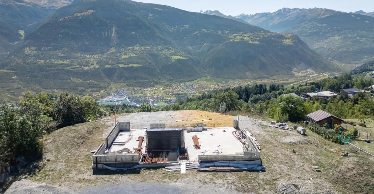6000.Vue panoramique - Projet Chalet à vendre à Sergnou -Crans-Montana - Photo 6 of 12