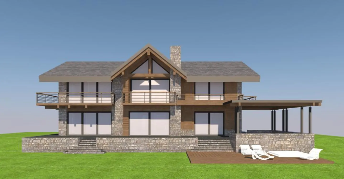 6000.Vue panoramique - Projet Chalet à vendre à Sergnou -Crans-Montana - Photo 10 of 12