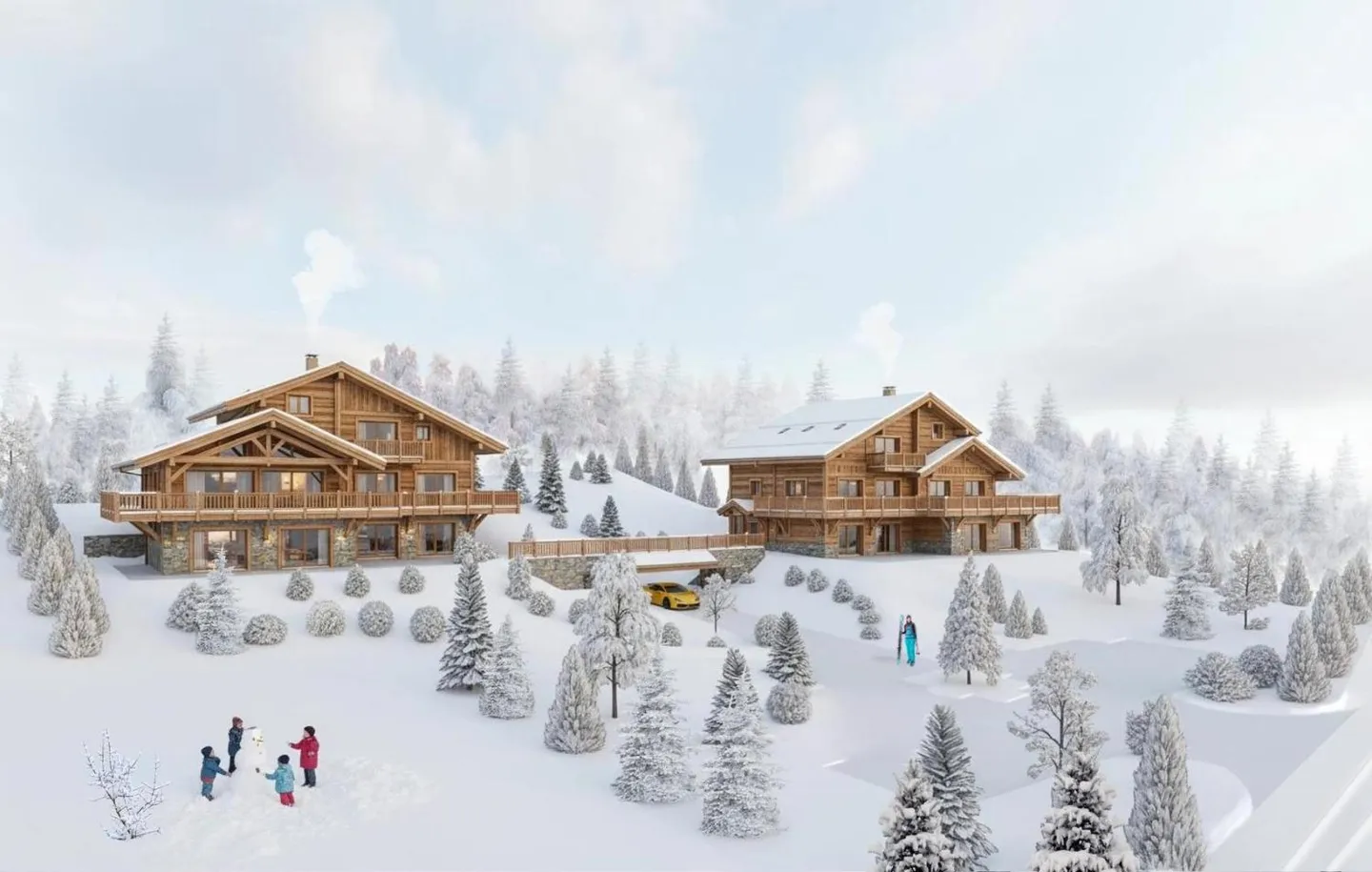 Luxus-Chalet mit Innenpool - Foto 1 von 1
