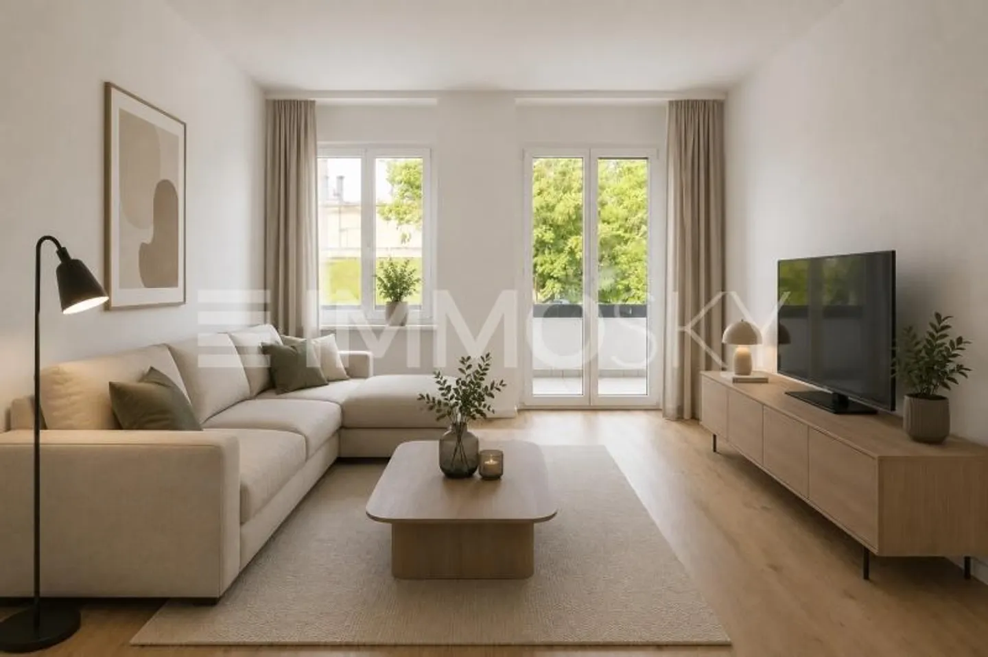 Appartement élégant avec balcon - Photo 1 sur 5