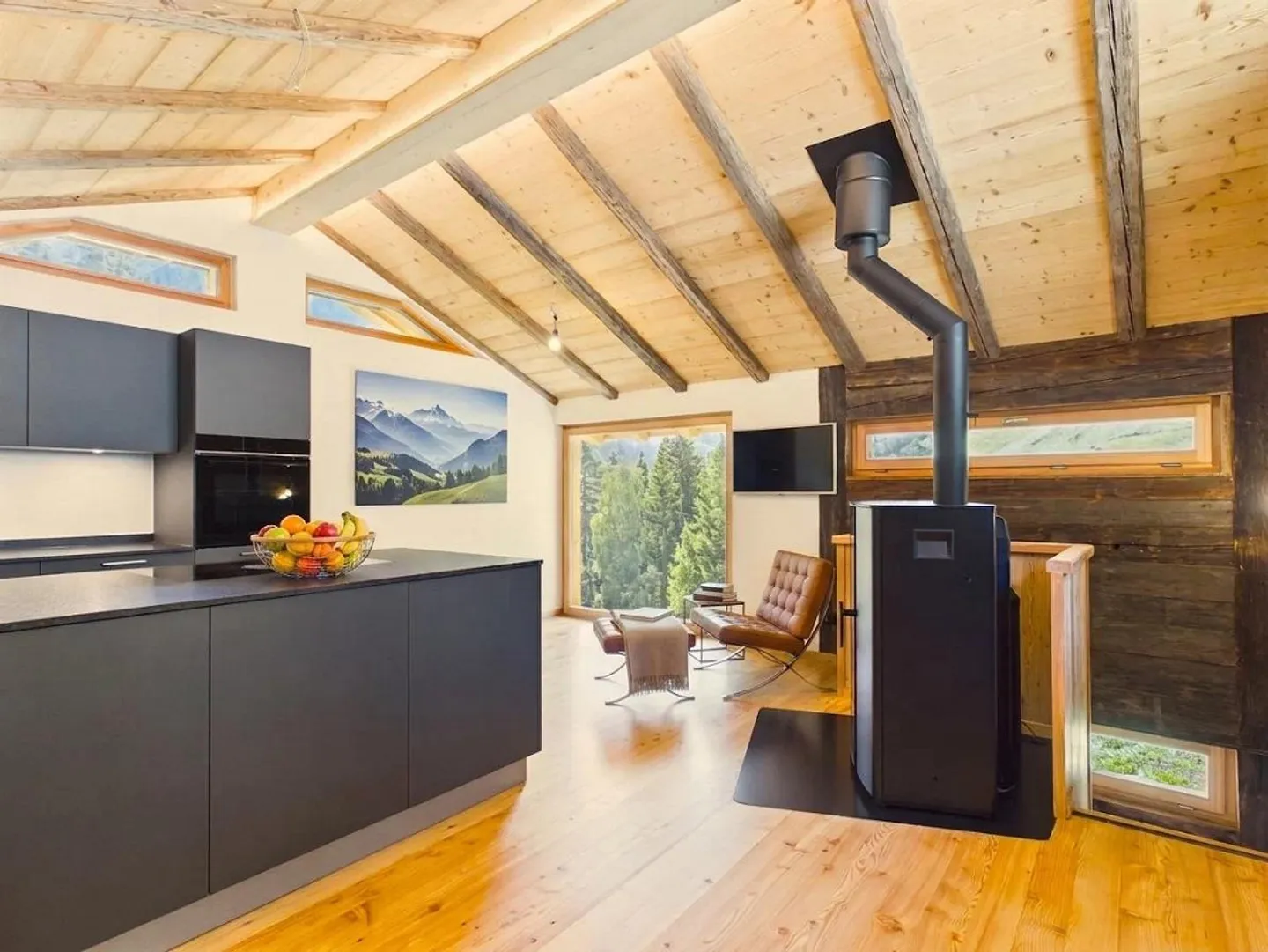Hochwertig ausgebaute Stall-Scheune im Binntal - Foto 7 di 23