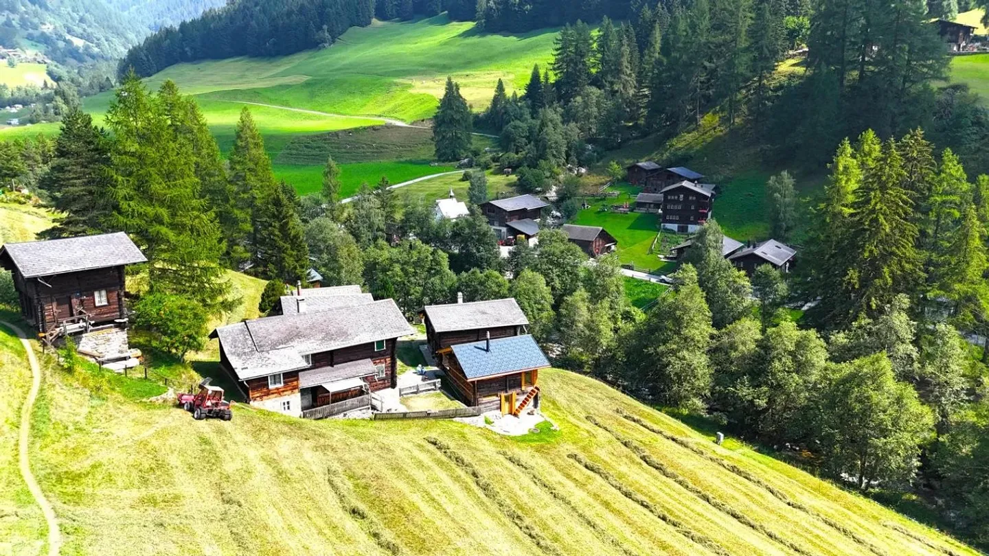 Hochwertig ausgebaute Stall-Scheune im Binntal - Foto 22 di 23