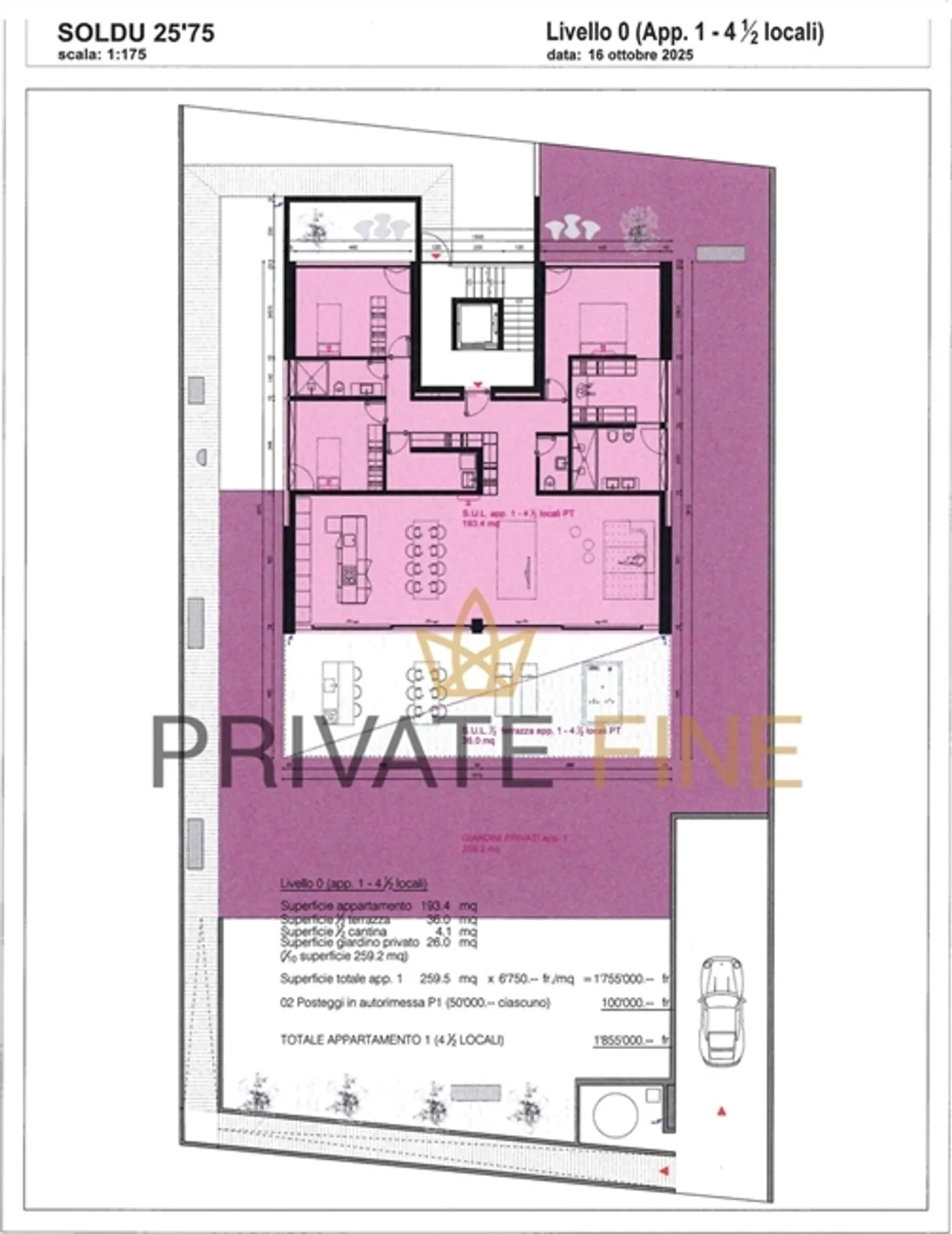 Residenza SOLDU 25'75 - Appartement de 4.5 pièces au rez-de-chaussée avec jardin (54) - Photo 8 sur 8
