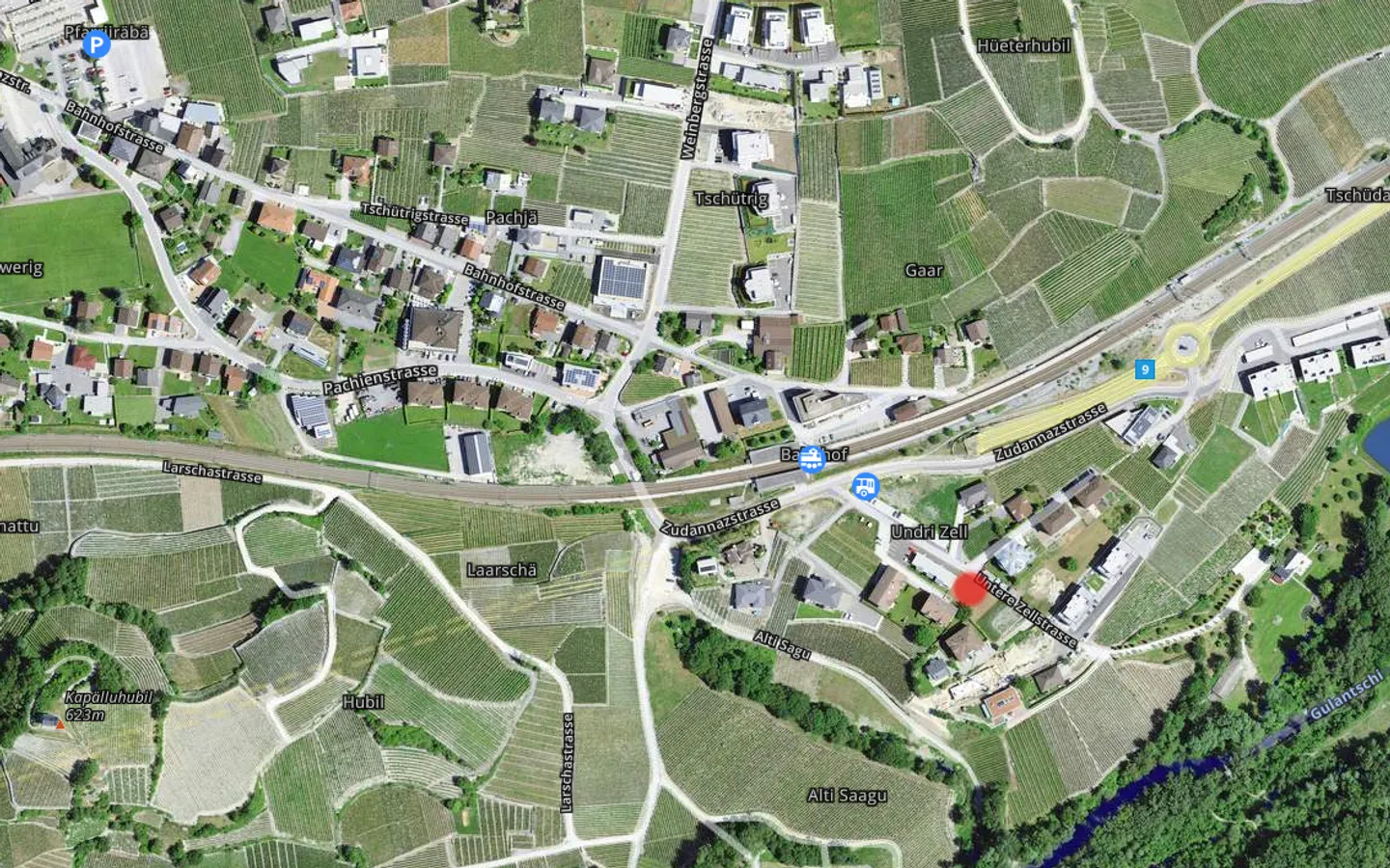 FOR RENT OUTDOOR PARKING SPACES IN SALQUENEN - SIERRE - Photo 4 of 4