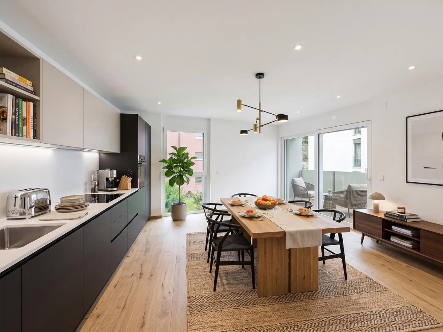 Modern Apartment with Balcony - Photo 2 of 16