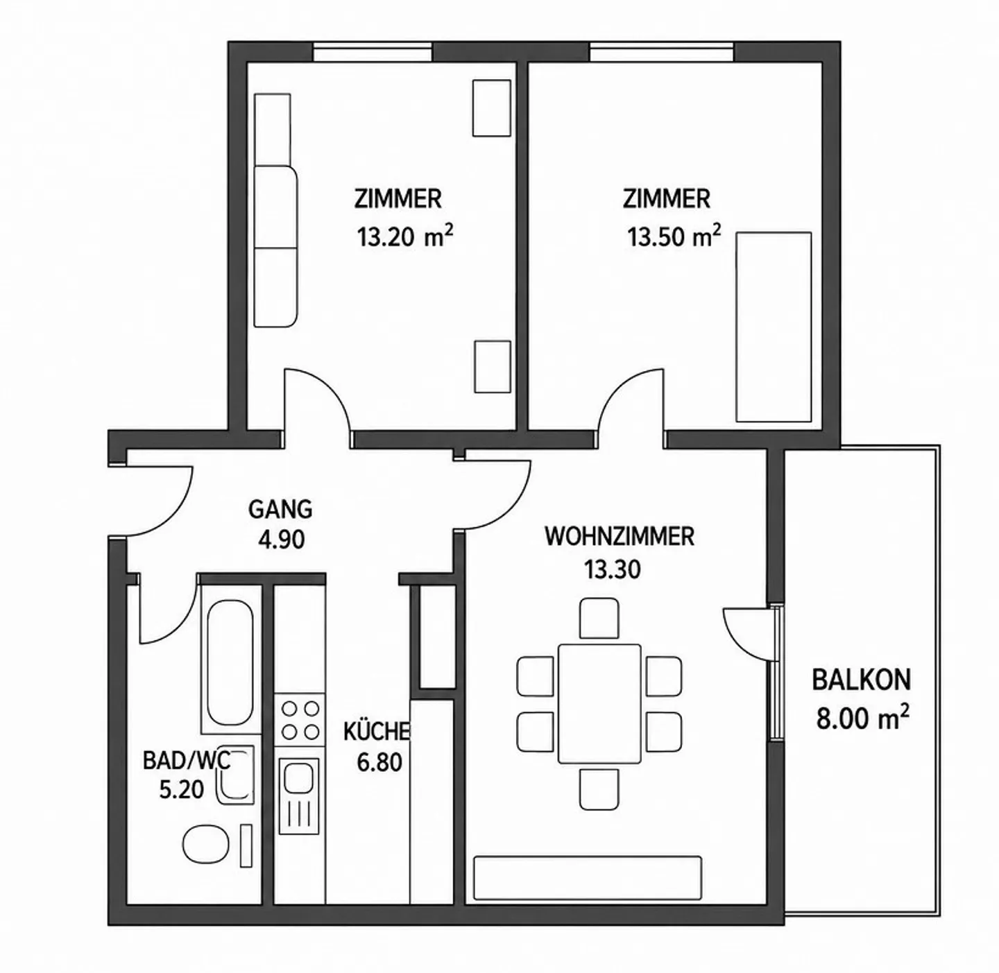 Appartement 3 pièces au cœur du village de Schattdorf - Photo 14 sur 14