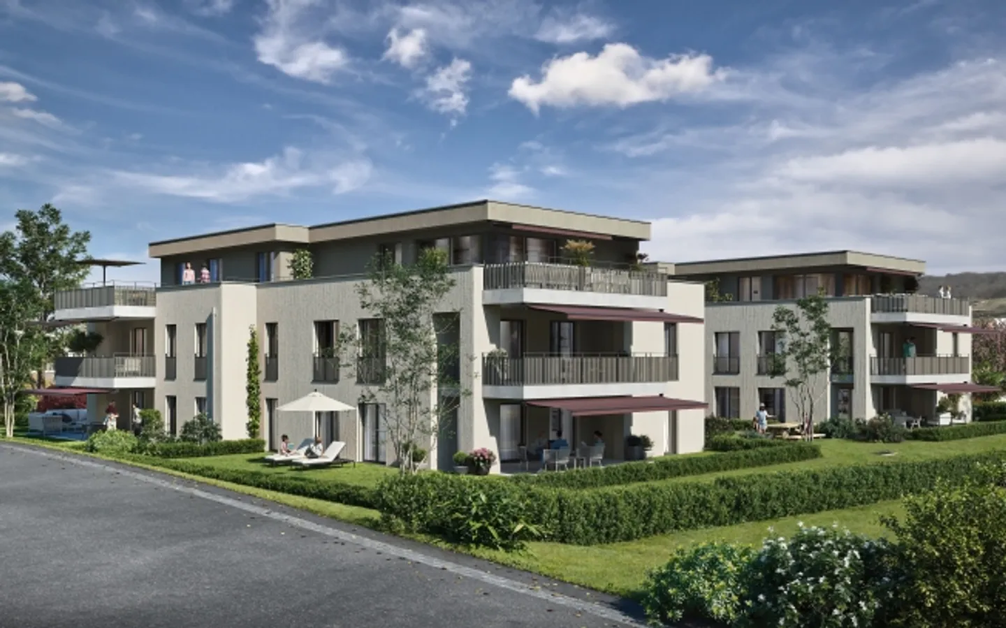 Penthouse luxueux de 4,5 pièces à vendre dans un emplacement ensoleillé à Böttstein - Photo 1 sur 12
