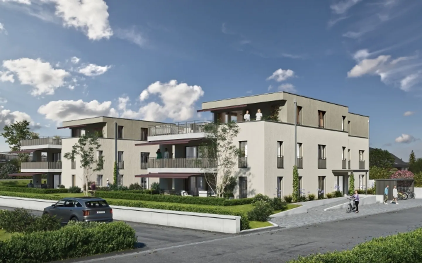 Penthouse luxueux de 4,5 pièces à vendre dans un emplacement ensoleillé à Böttstein - Photo 2 sur 12