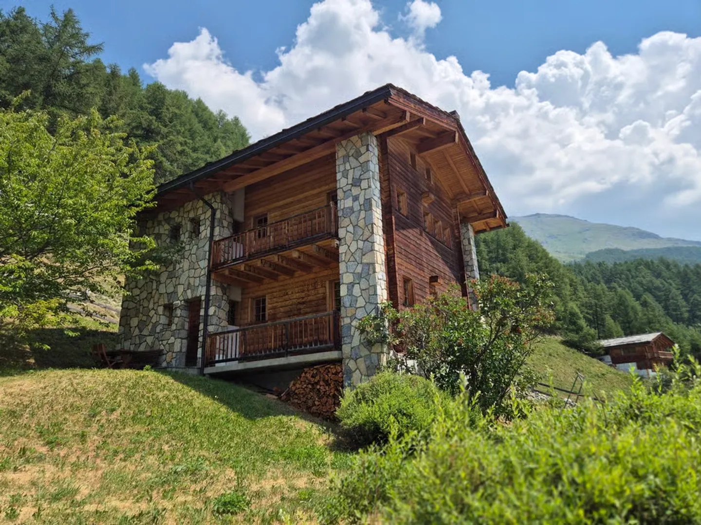 Character chalet in Villa (Evolène) - Panoramic view - Maximum sunshine - Photo 2 of 13