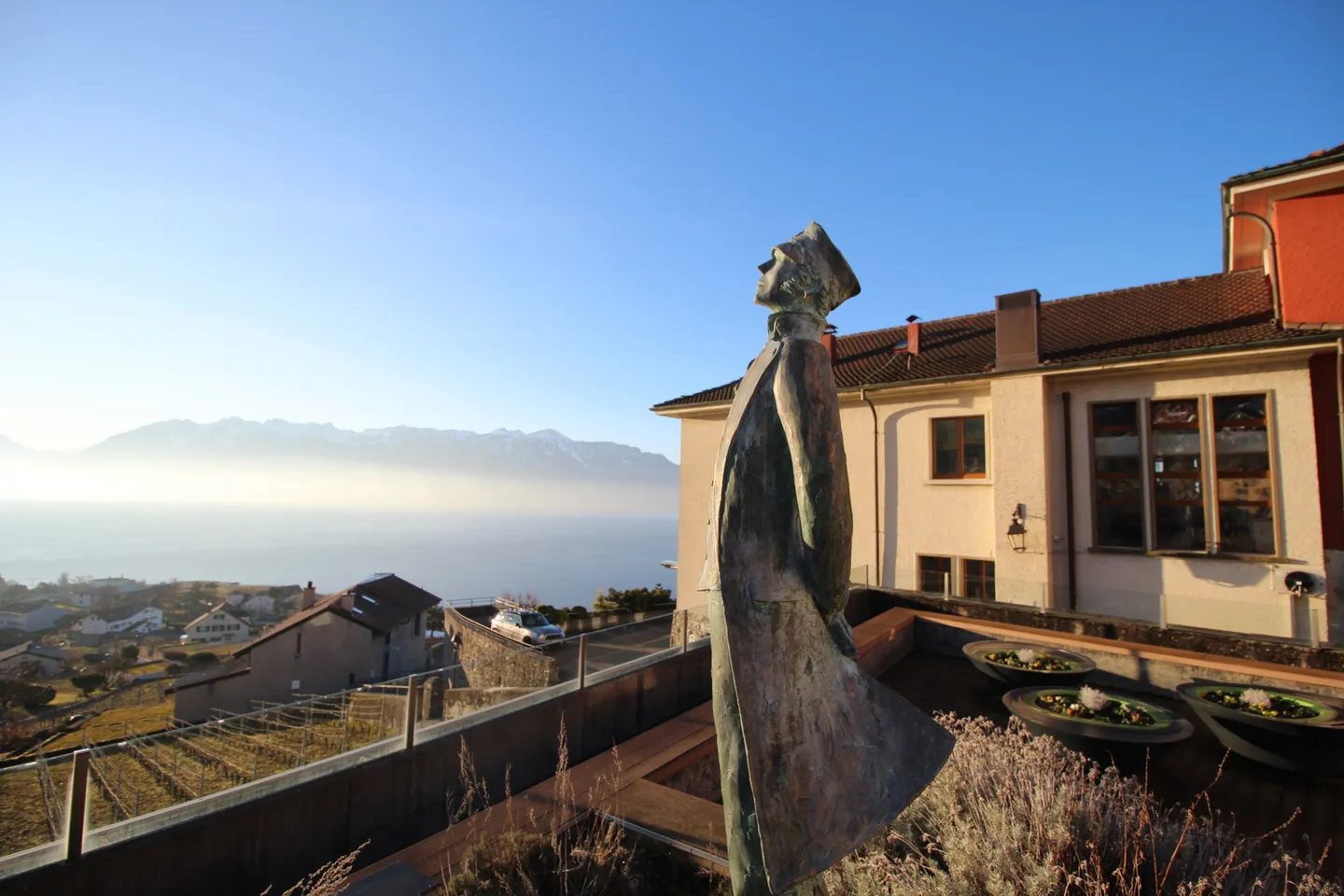 Terrain avec vue sur le lac à Grandvaux - Photo 4 sur 4