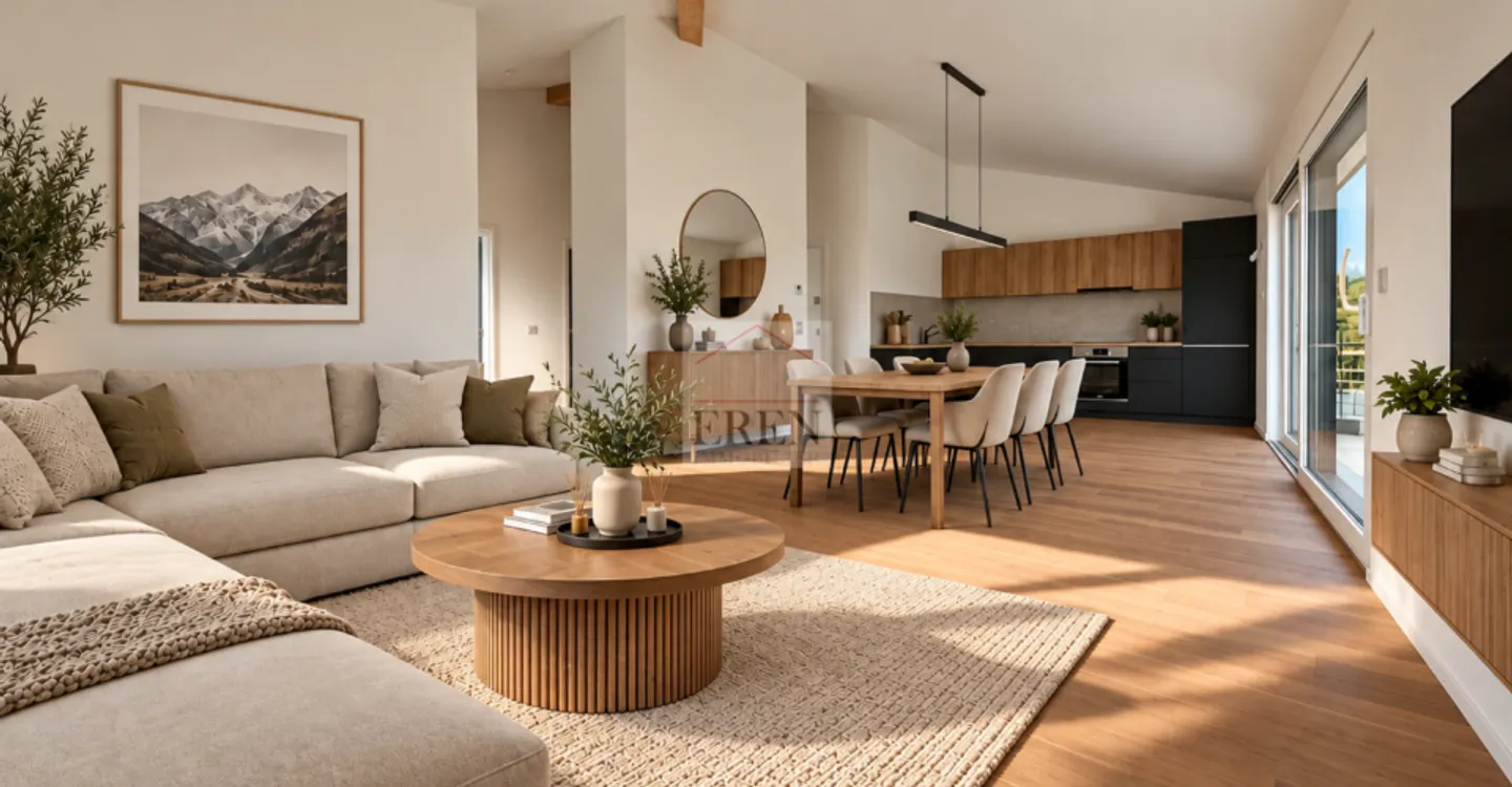 Wunderschöne 3,5-Zimmer-Penthouse zur Miete in Savièse - Foto 7 von 11