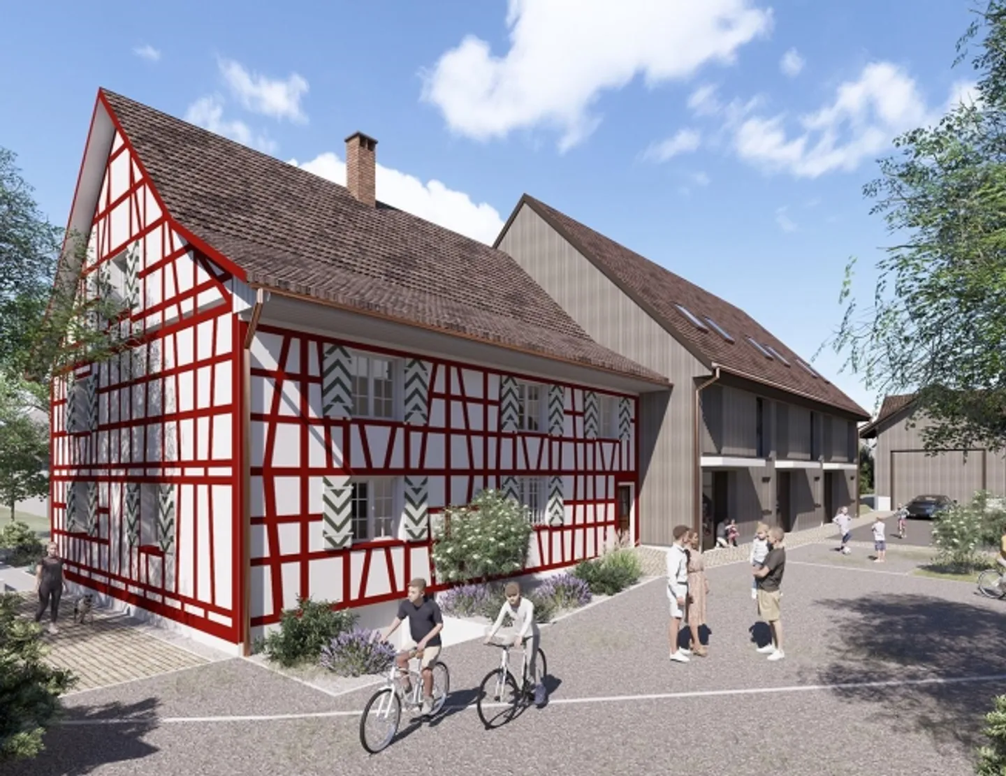 Nouvelle construction : ferme historique et maison de rang avec verger - Photo 1 sur 6